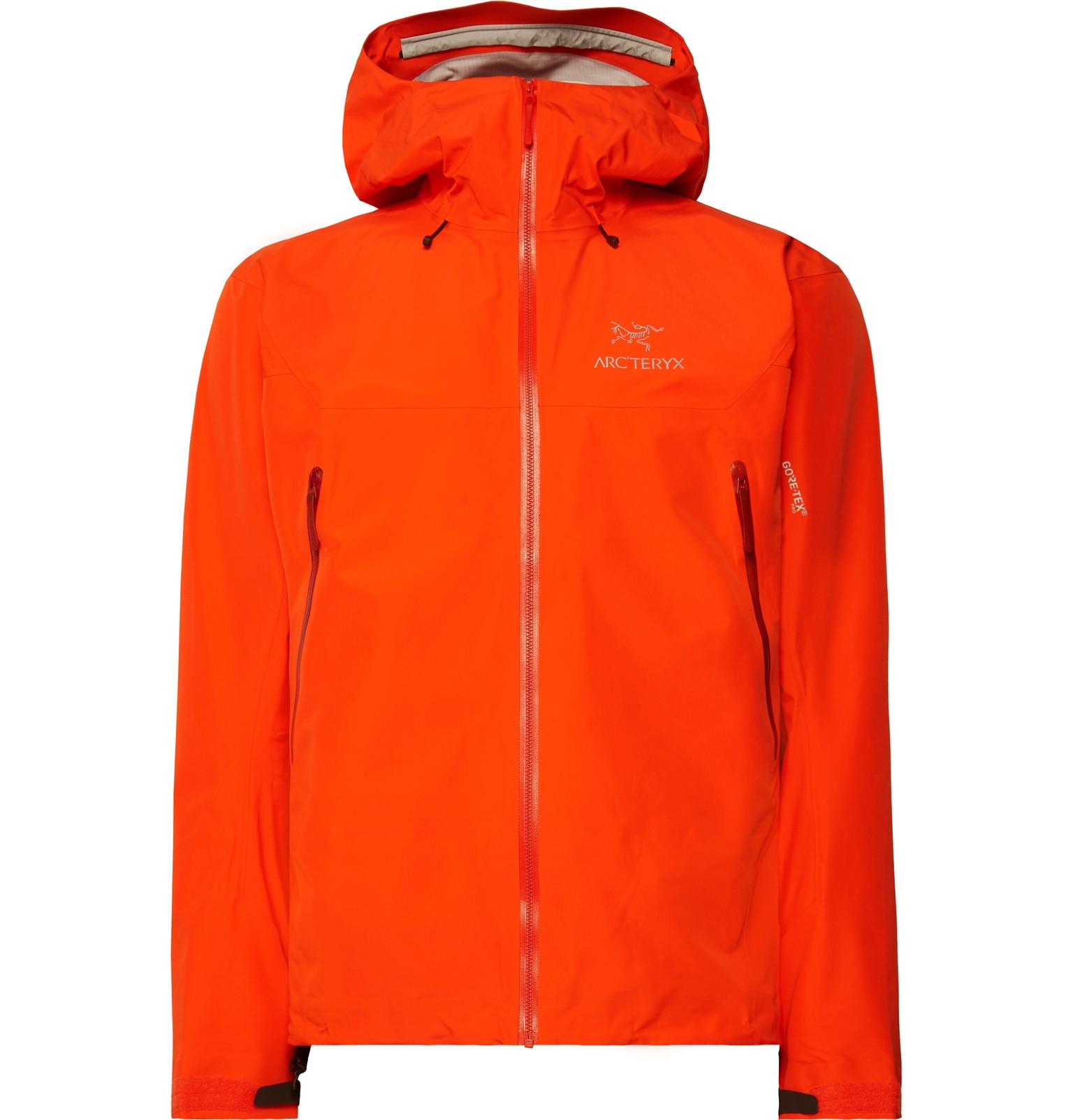arcteryx orange jacket