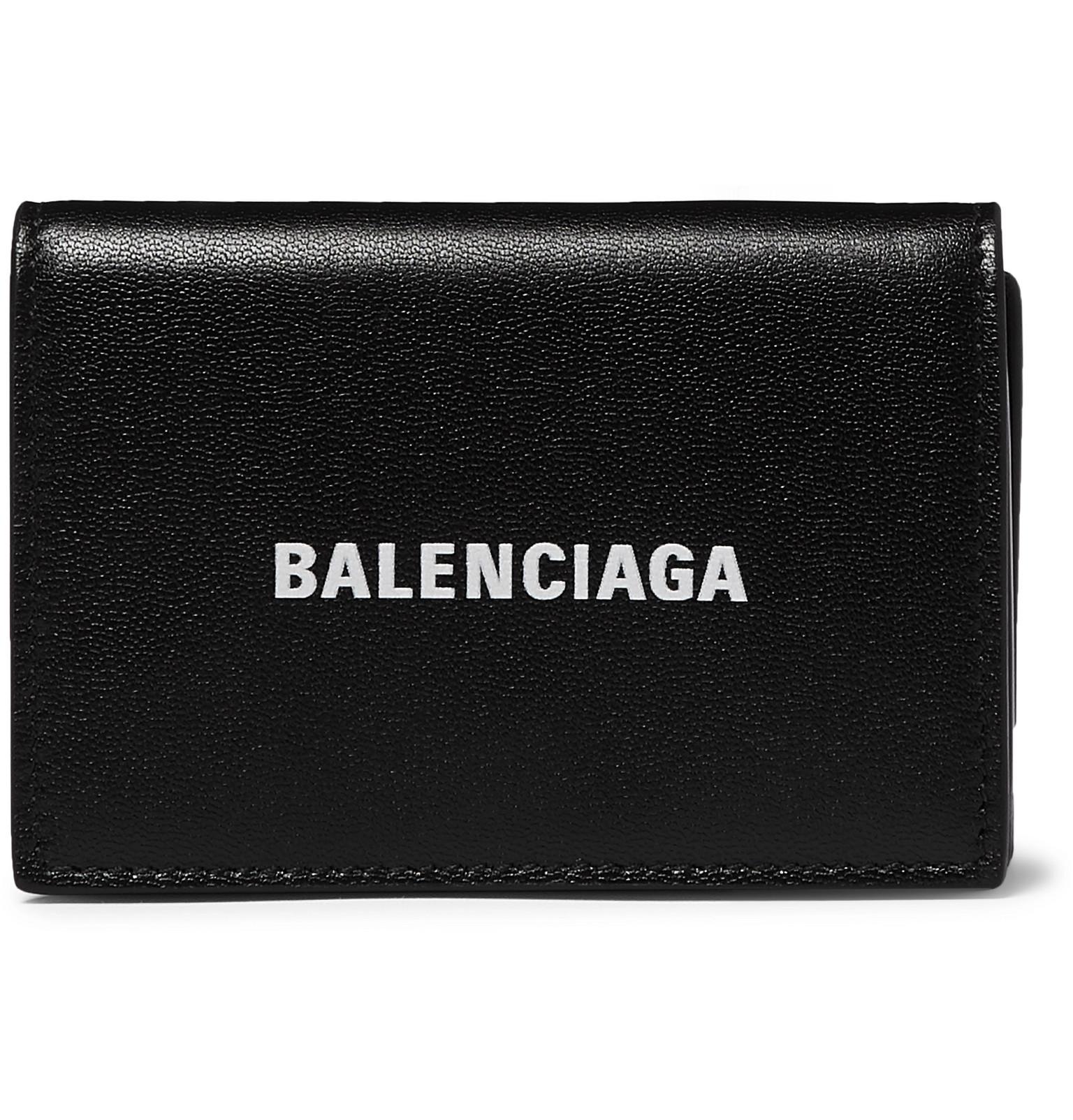 balenciaga logo wallet