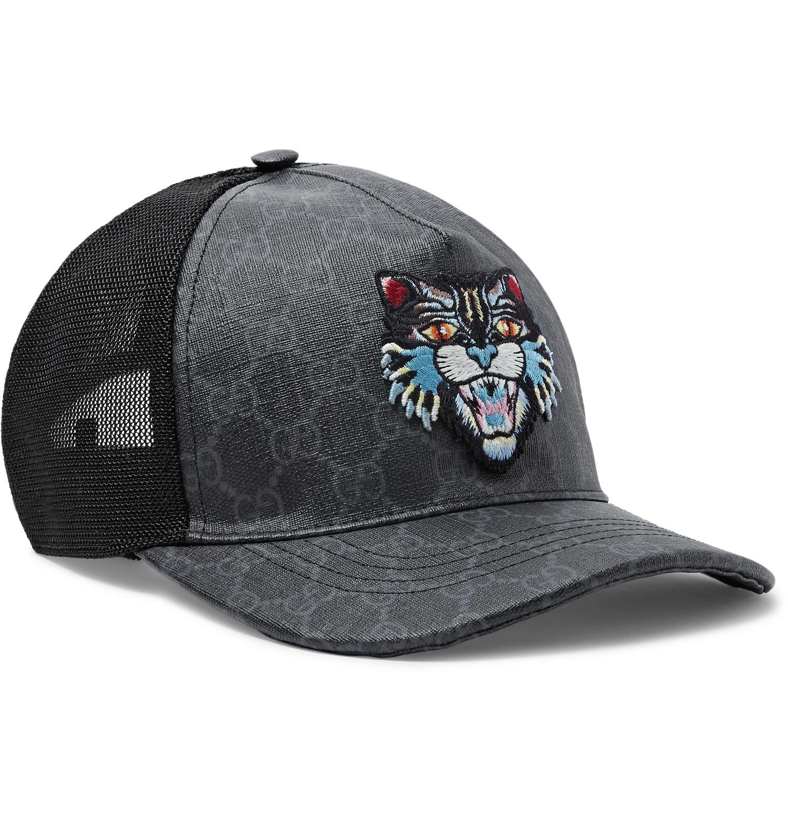 gucci angry cat cap