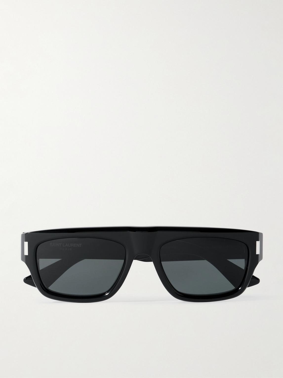 Saint Laurent D-Frame Recycled-Acetate Sunglasses in Black for Men