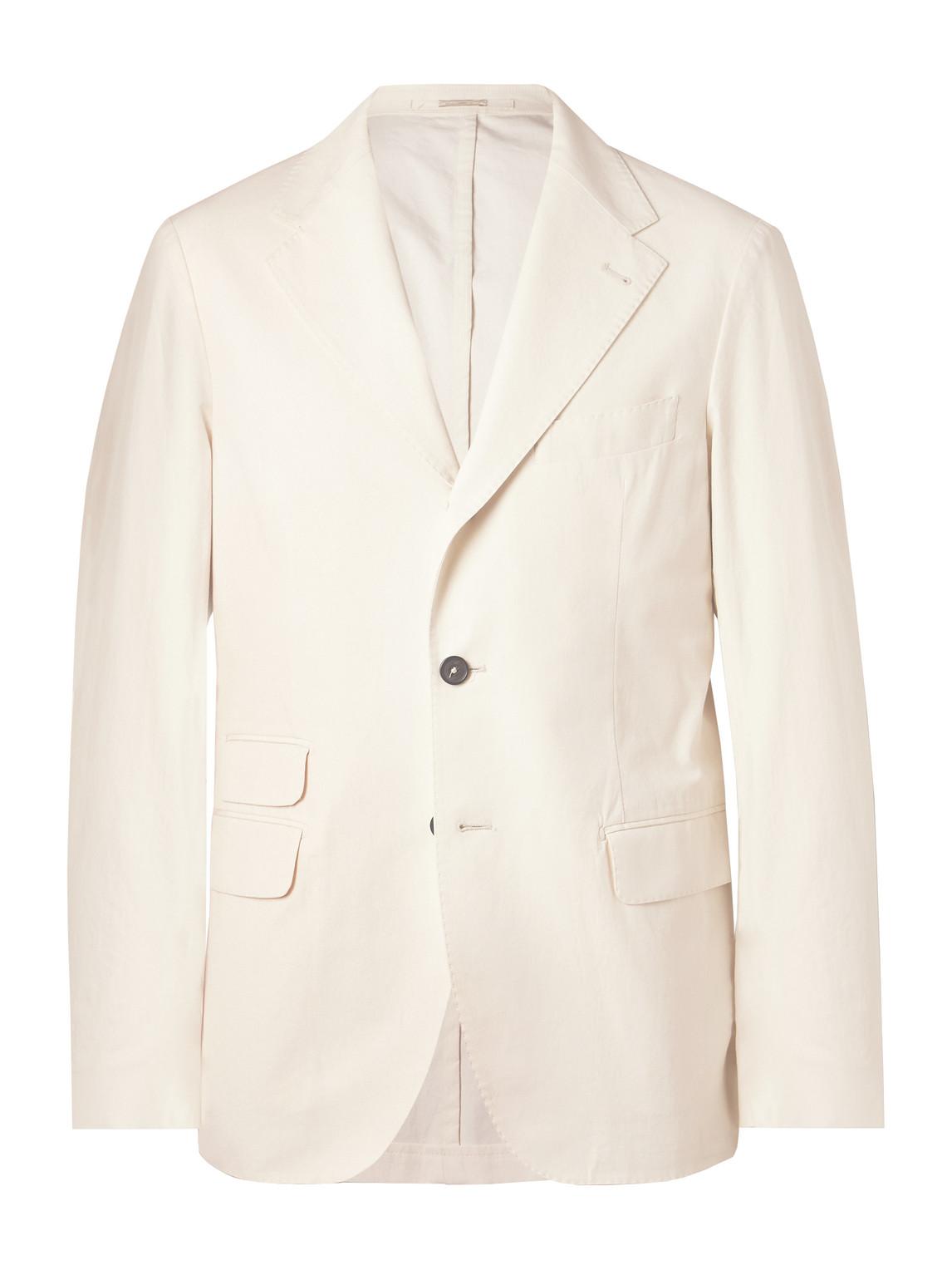 Massimo Alba Sloop Cotton Suit in Natural for Men | Lyst