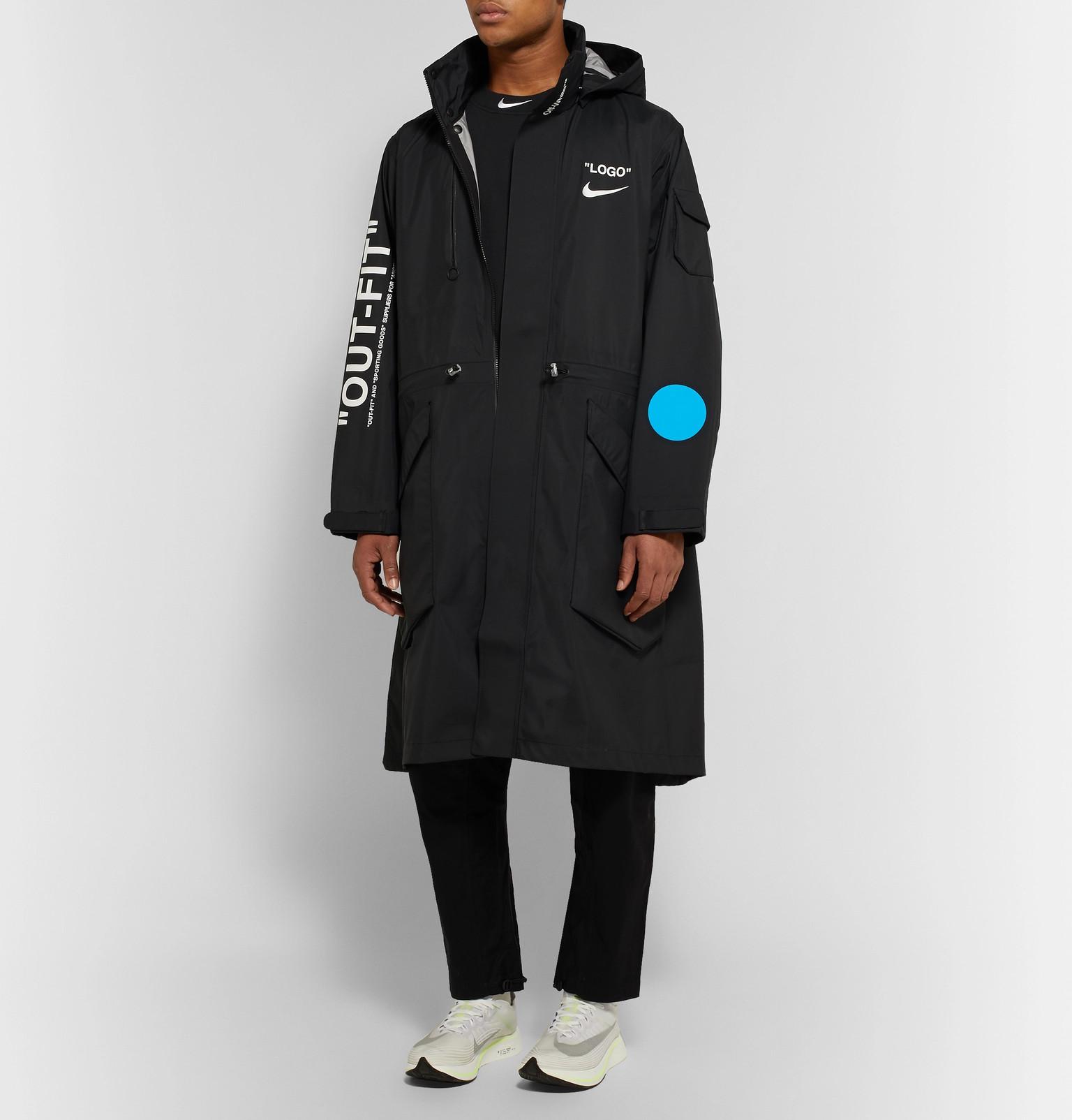 nike printed shell parka