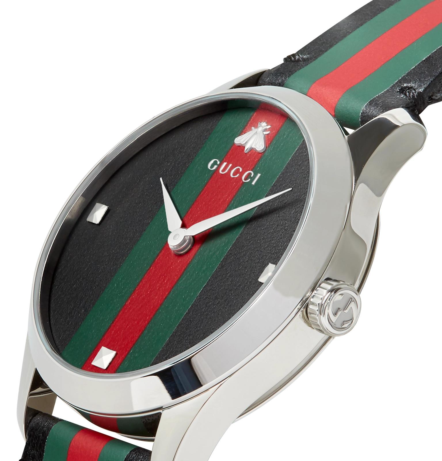 Gucci Ya1264079 G-timeless Leather And 