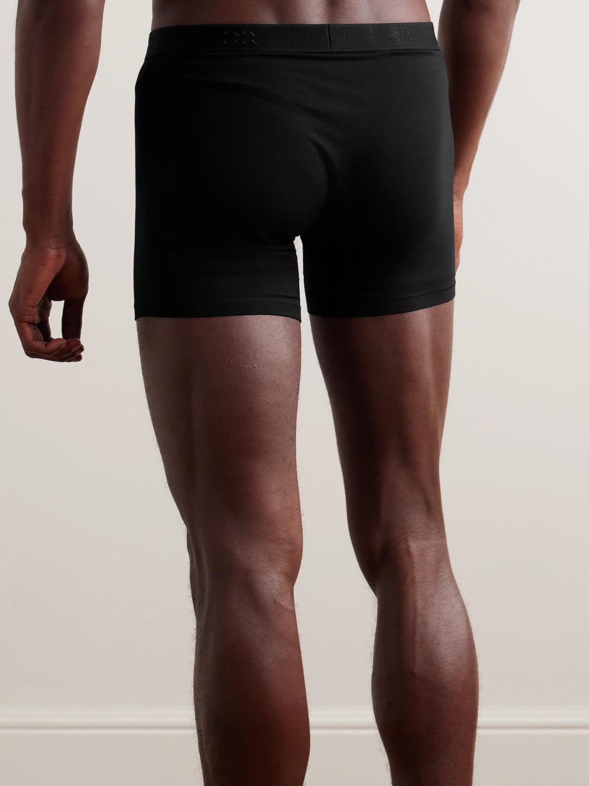 Derek Rose Alex 1 Stretch micro Modal Boxer Briefs in Black for Men Lyst UK