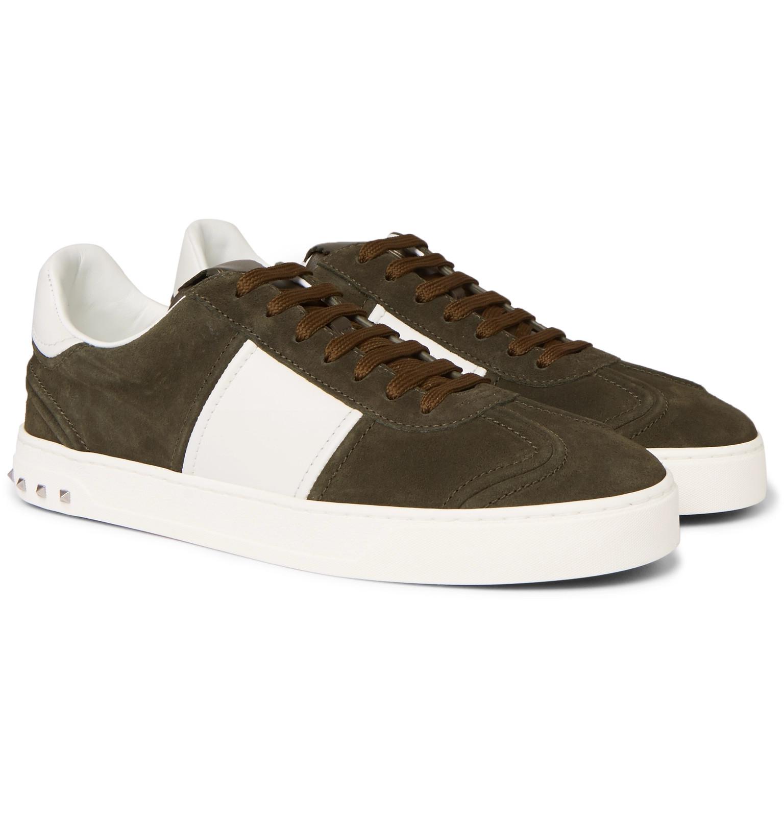valentino sneakers army green