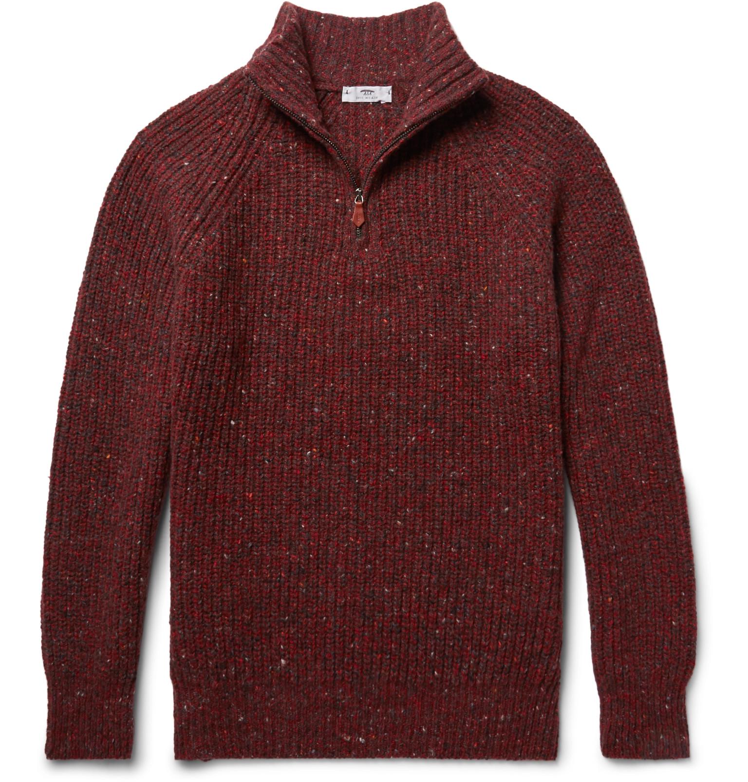 Inis Meáin Boatbuilder Slim-fit Merino Wool And Cashmere 