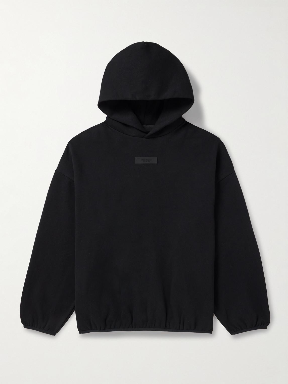 Acne studios black logo hoodie sale