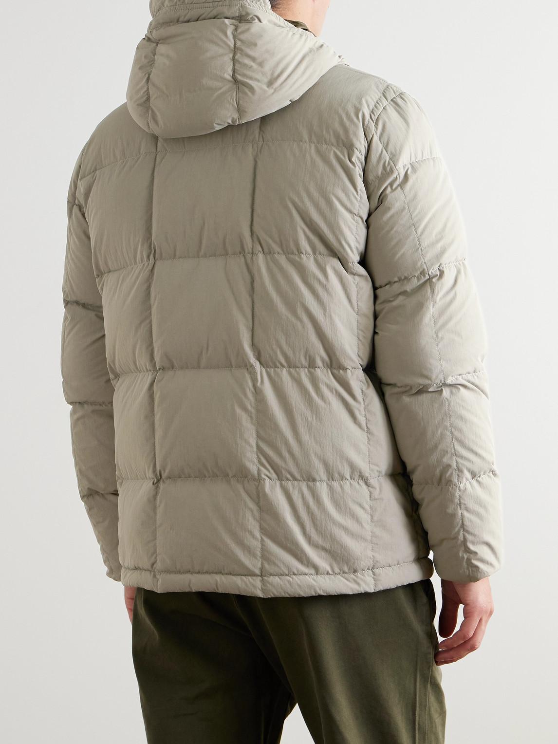 Valstar Ernest Quilted Shell Hooded Down Jacket in Natural for Men