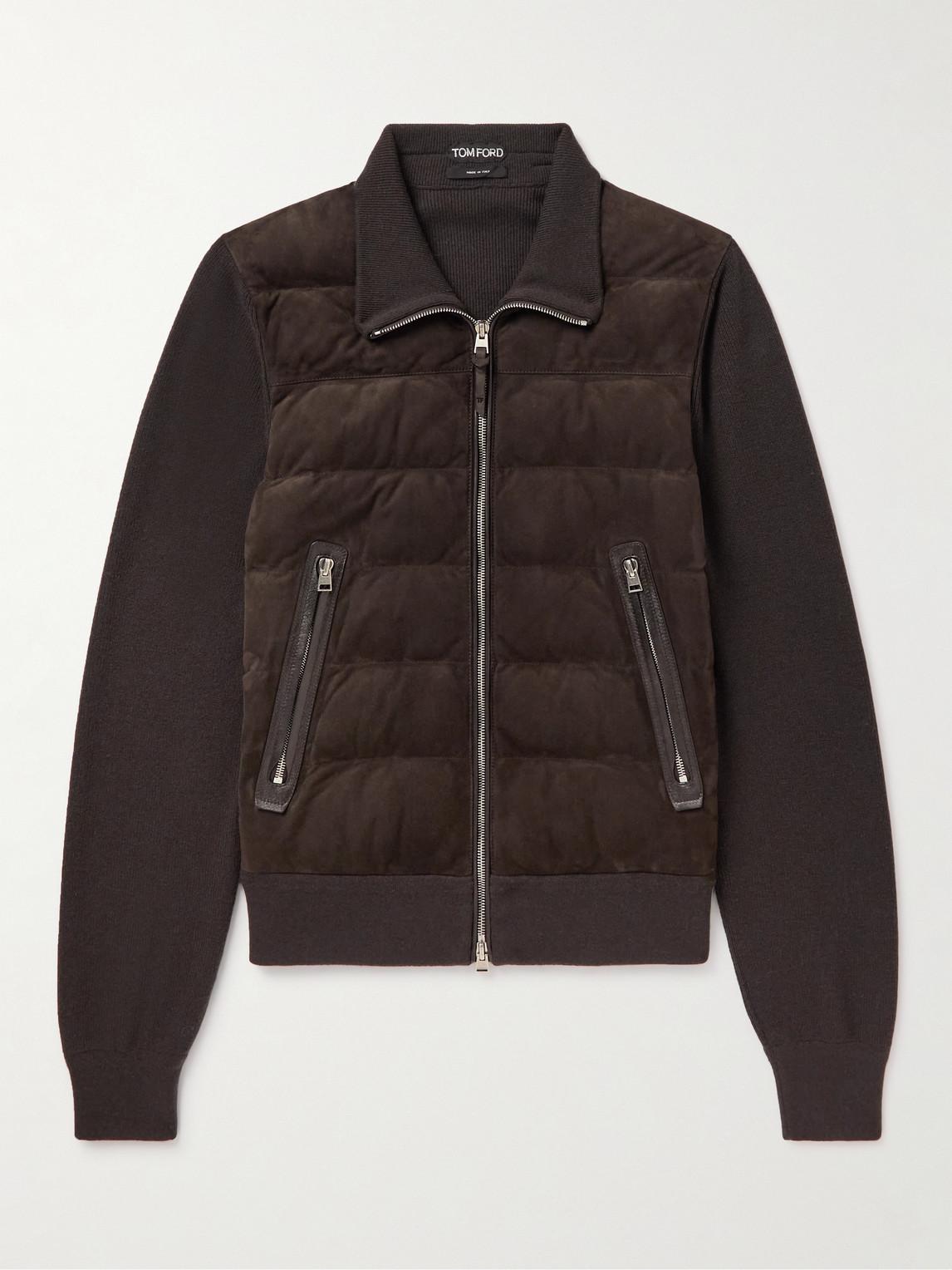 Tom ford quilted shell and wool jacket clearance