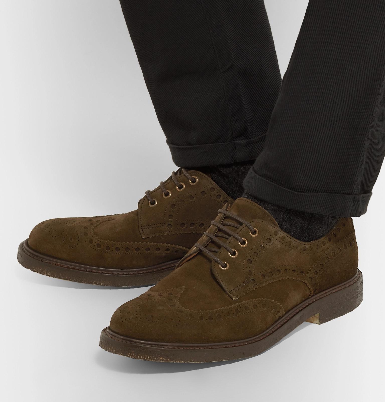 cheaney suede brogues
