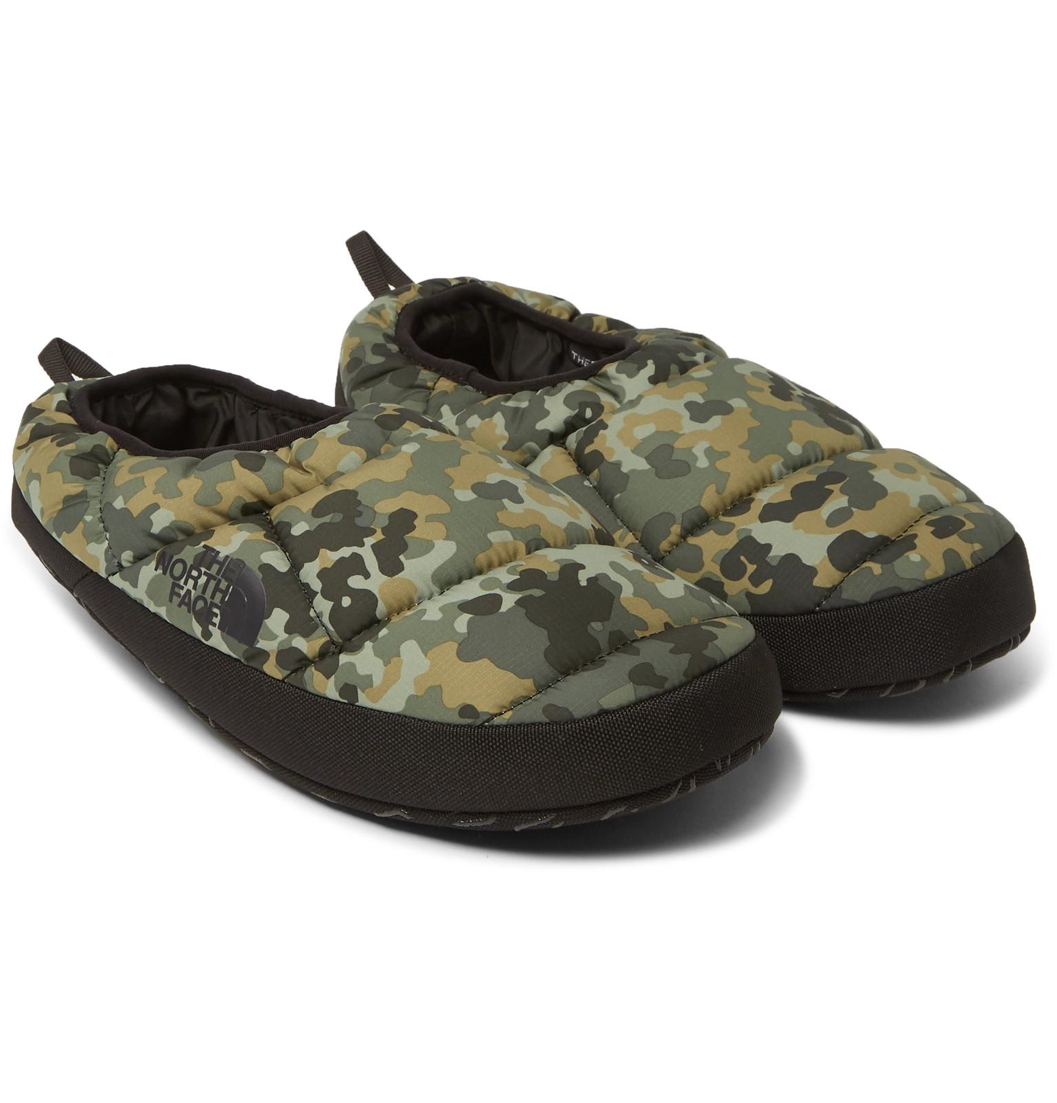 north face quilted slippers