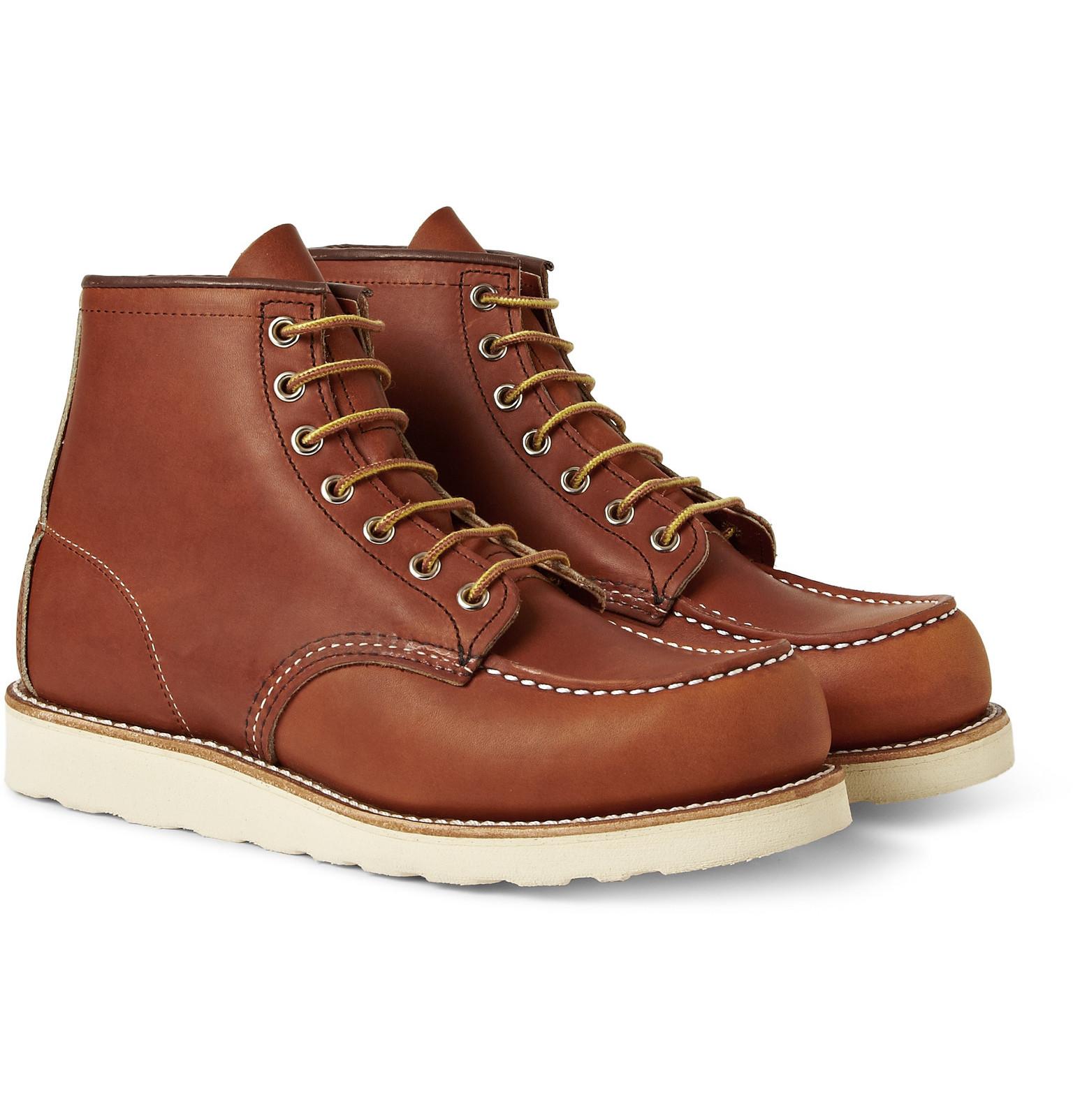 Red Wing 875 Moc Leather Boots in Brown for Men - Save 51% - Lyst