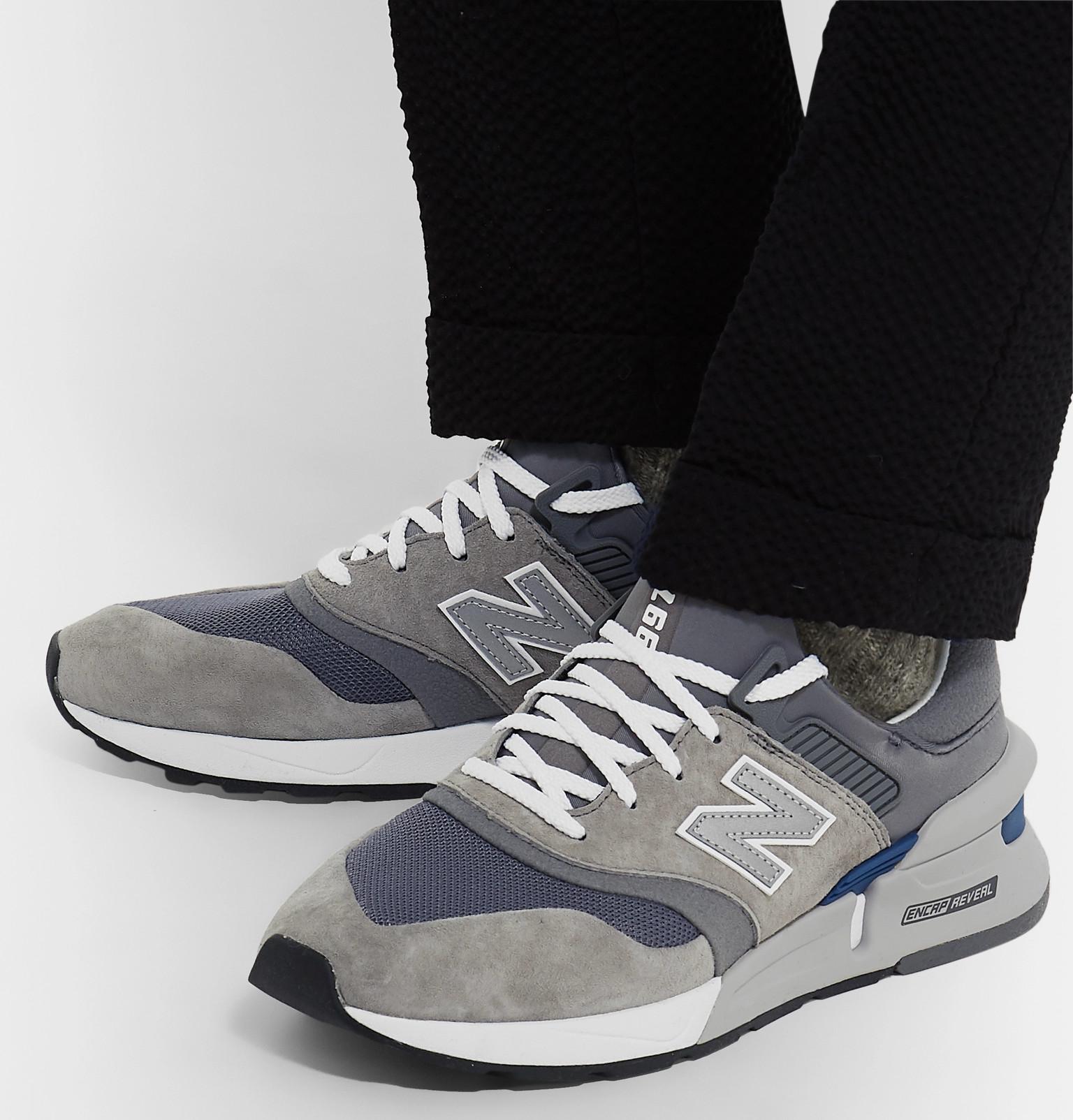 New Balance Ms997 Suede, Nubuck And Mesh Sneakers in Grey for Men | Lyst  Australia