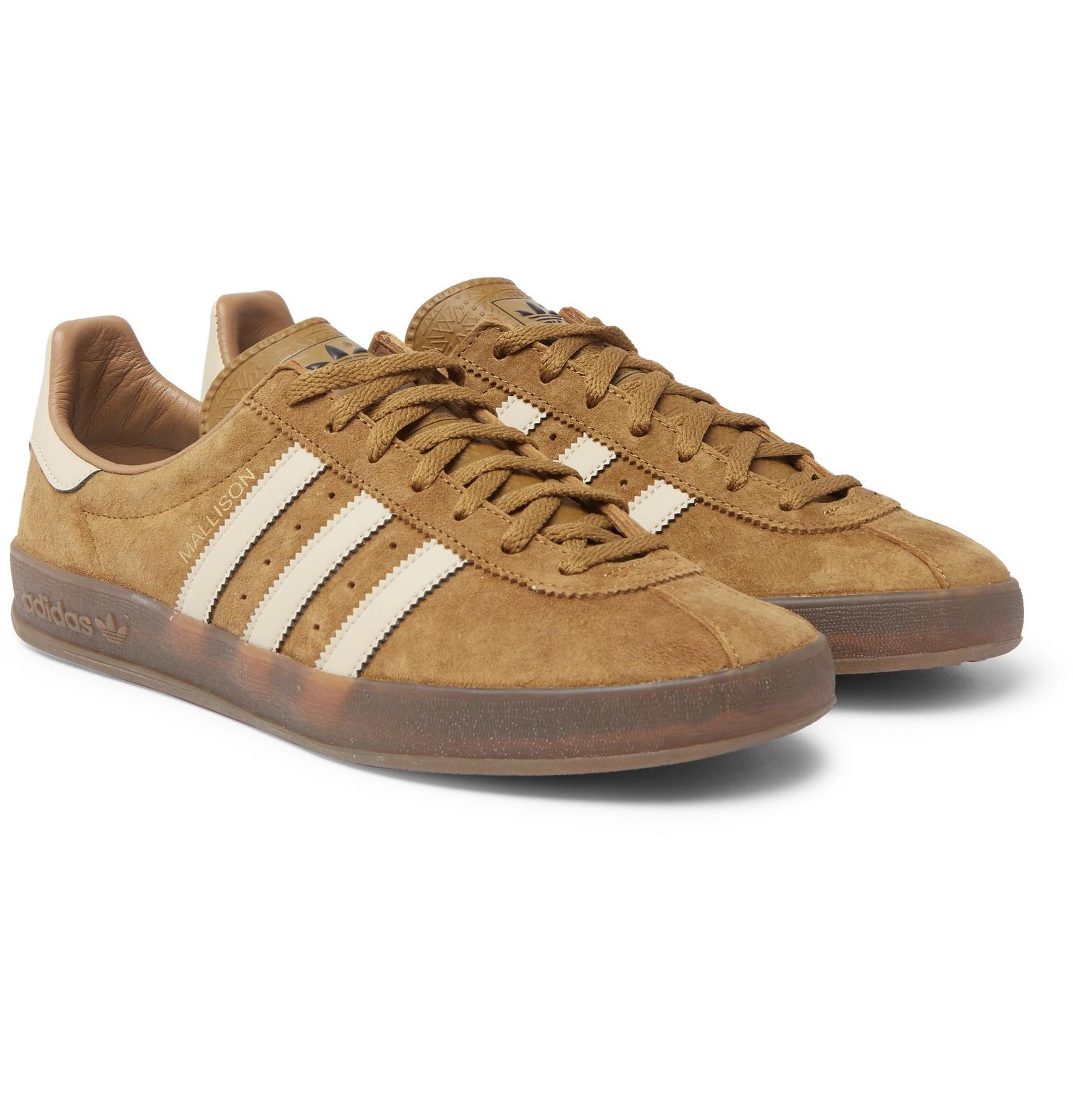 adidas sneakers with brown sole