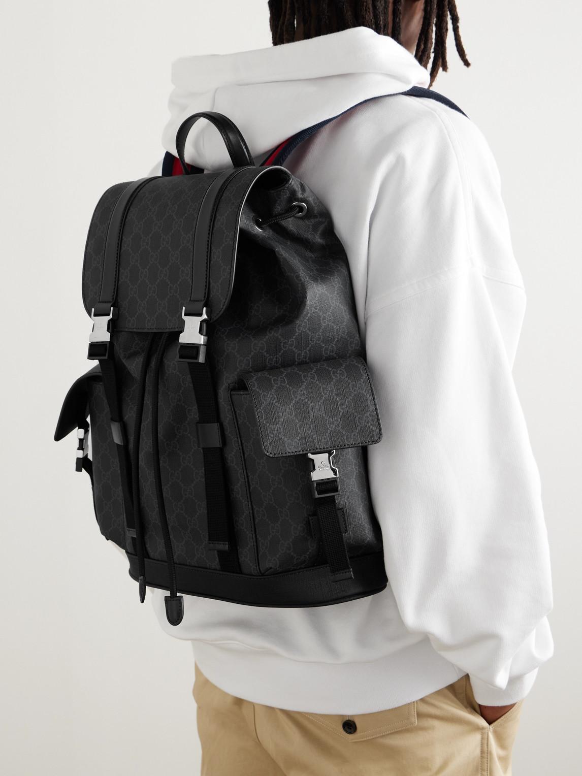 Gucci supreme backpack black hotsell