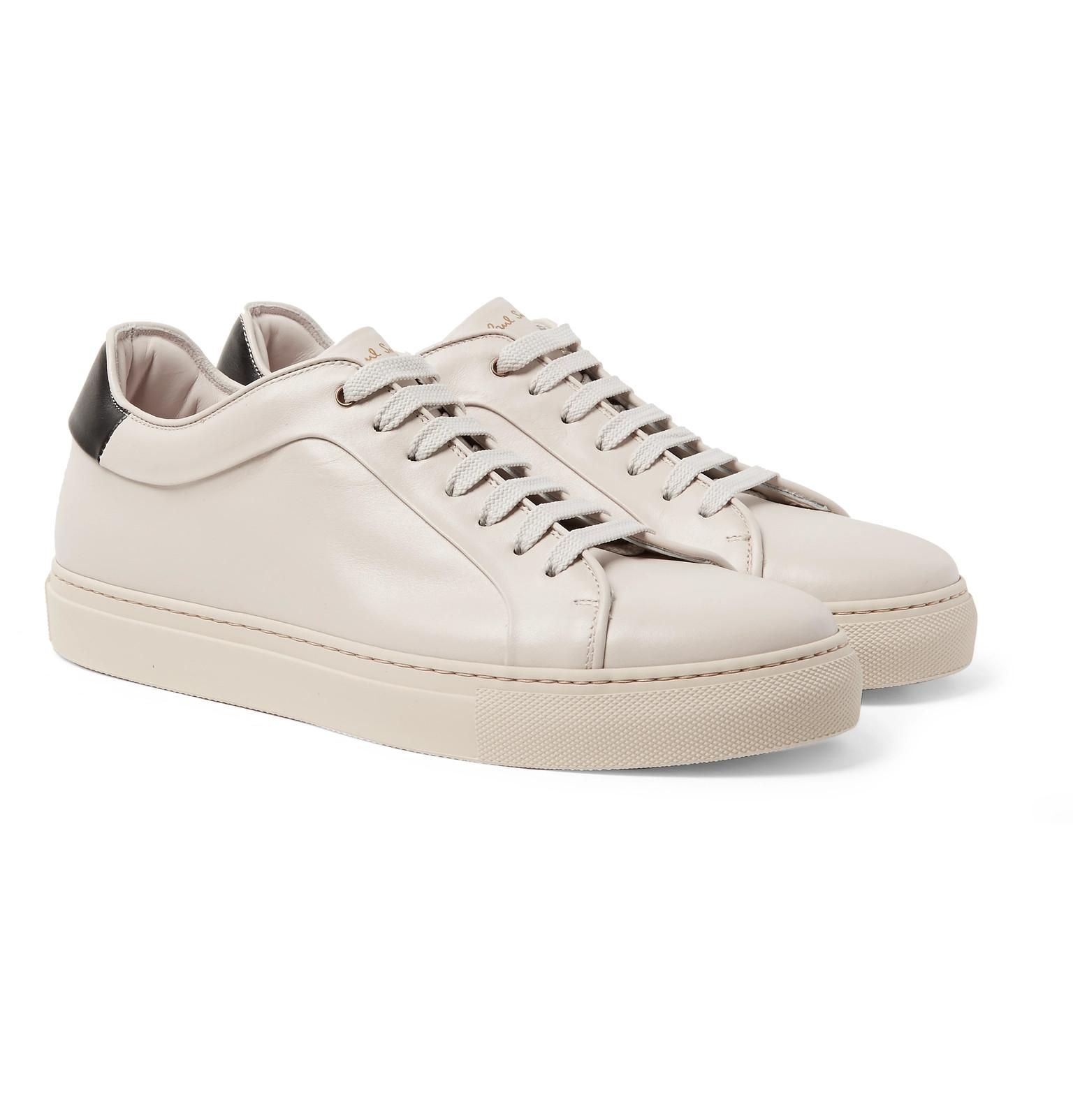 Paul Smith Basso Leather Sneakers in White for Men - Lyst