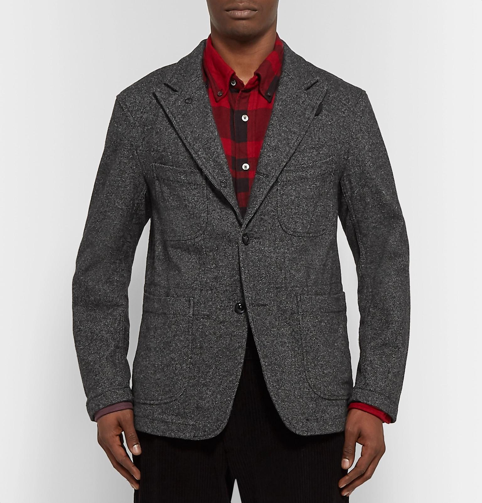 Unstructured tweed blazer Clearance