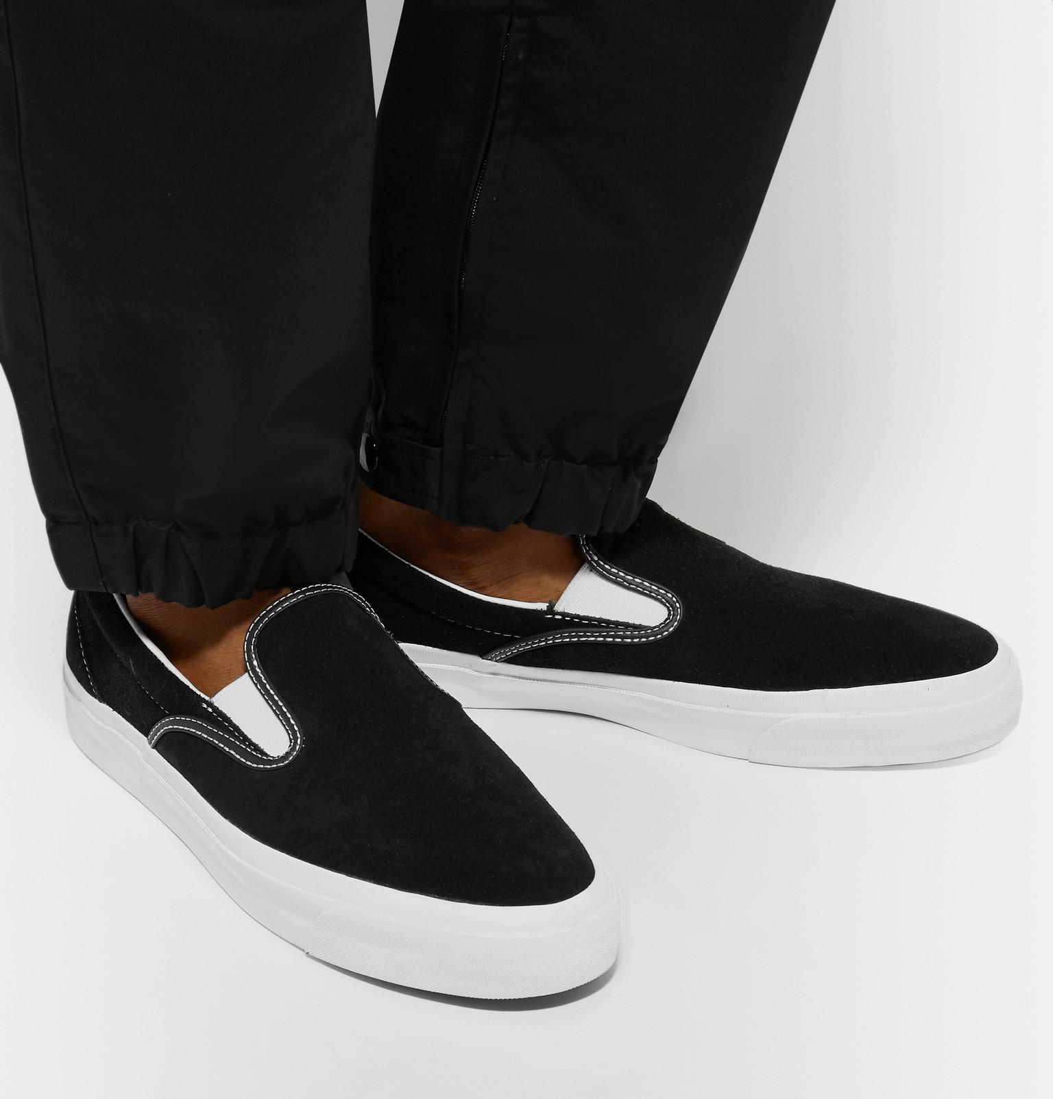 Converse One Star Cc Suede Slip-on Sneakers in Black for Men | Lyst  Australia