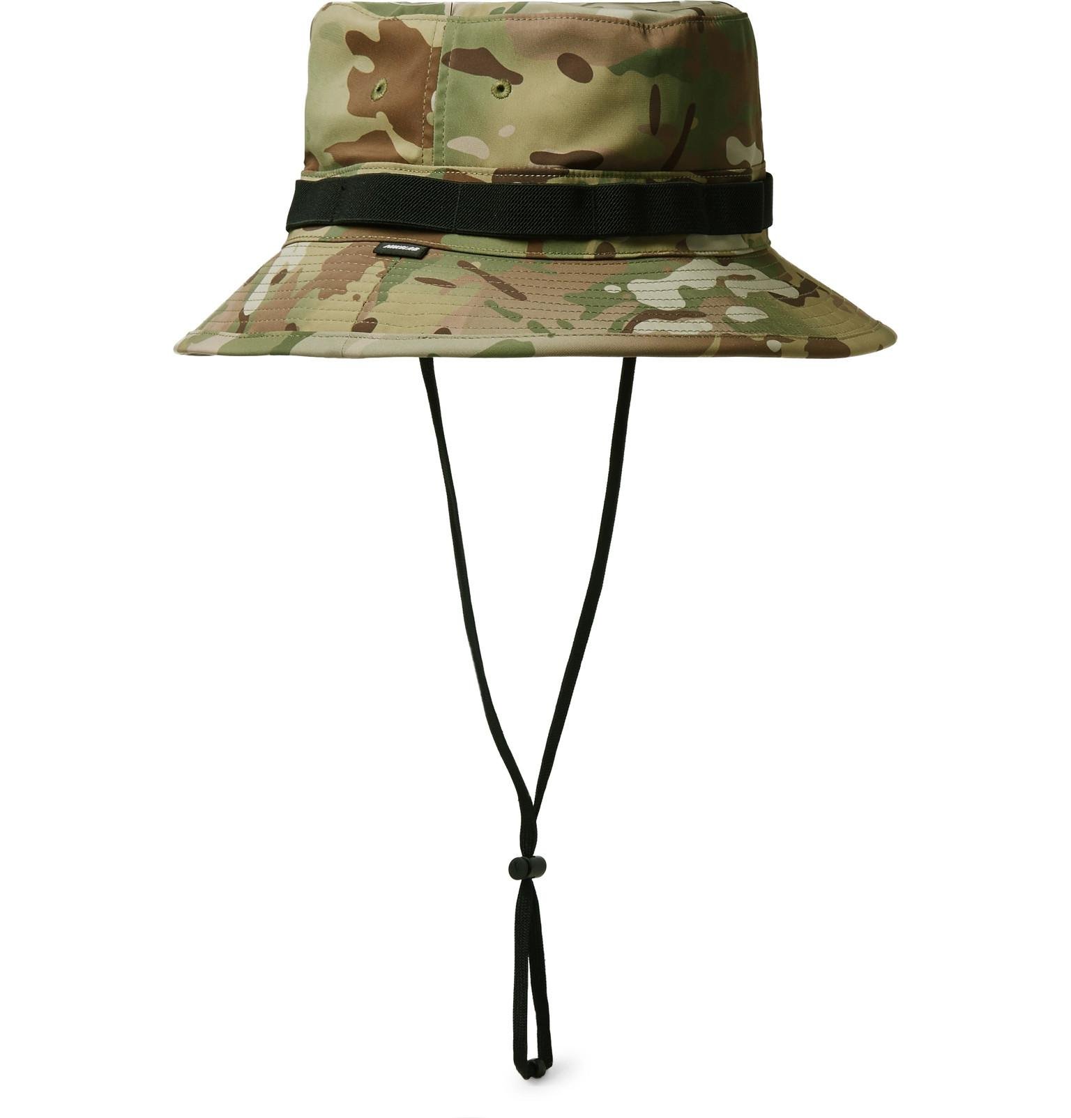 nikelab camo bucket hat