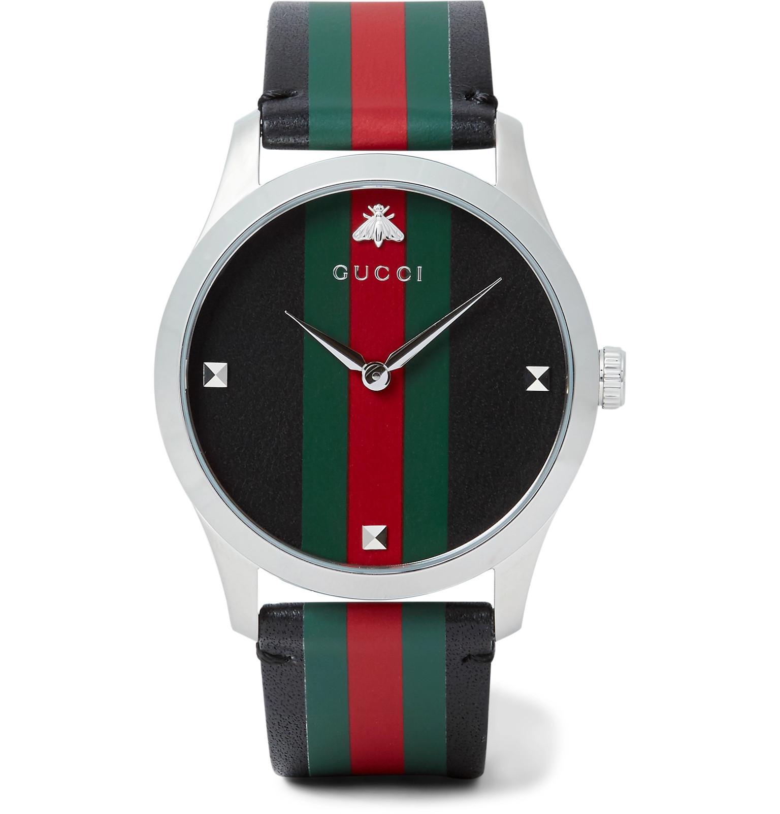 Gucci Ya1264079 G-timeless Leather And 