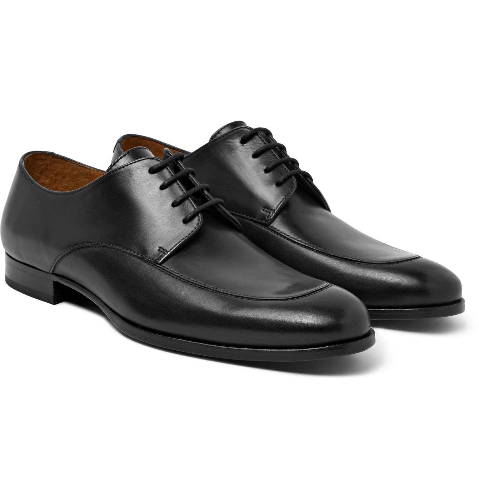 Cheap Designer Shoes Hugo Boss Hanover Leather Derby Shoes Black Men Cheap Designer Shoes Hugo Boss Hanover Leather Derby Shoes Black Men