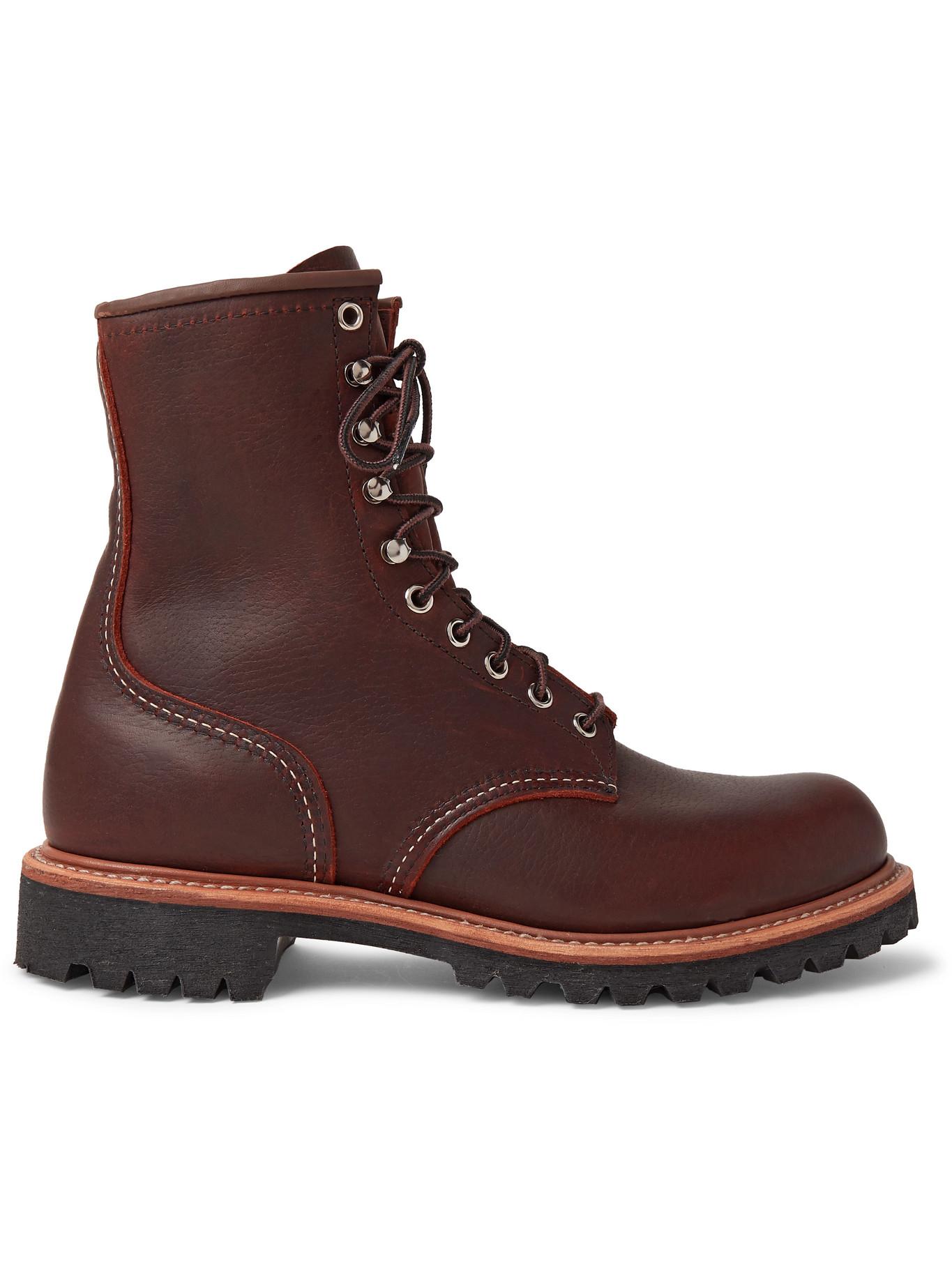 Opfylde mini Vejrudsigt Red Wing 4585 Logger Leather Boots in Brown for Men | Lyst