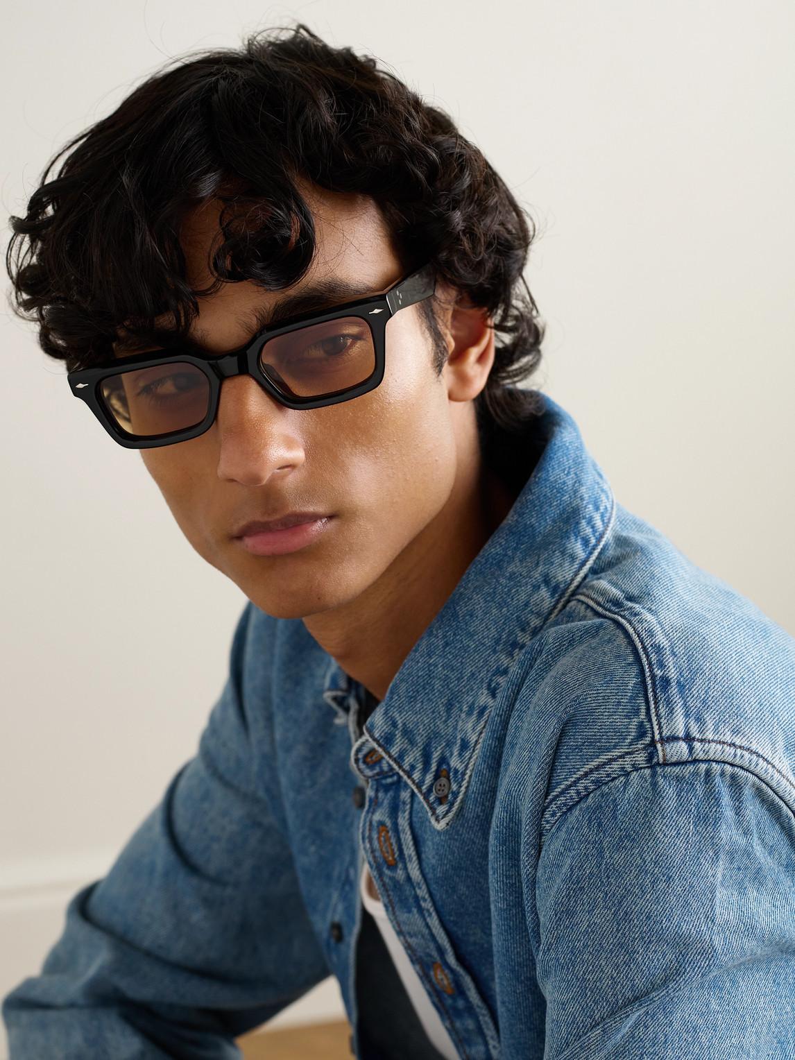 Jacques Marie Mage Casablanca Square-frame Acetate Sunglasses in