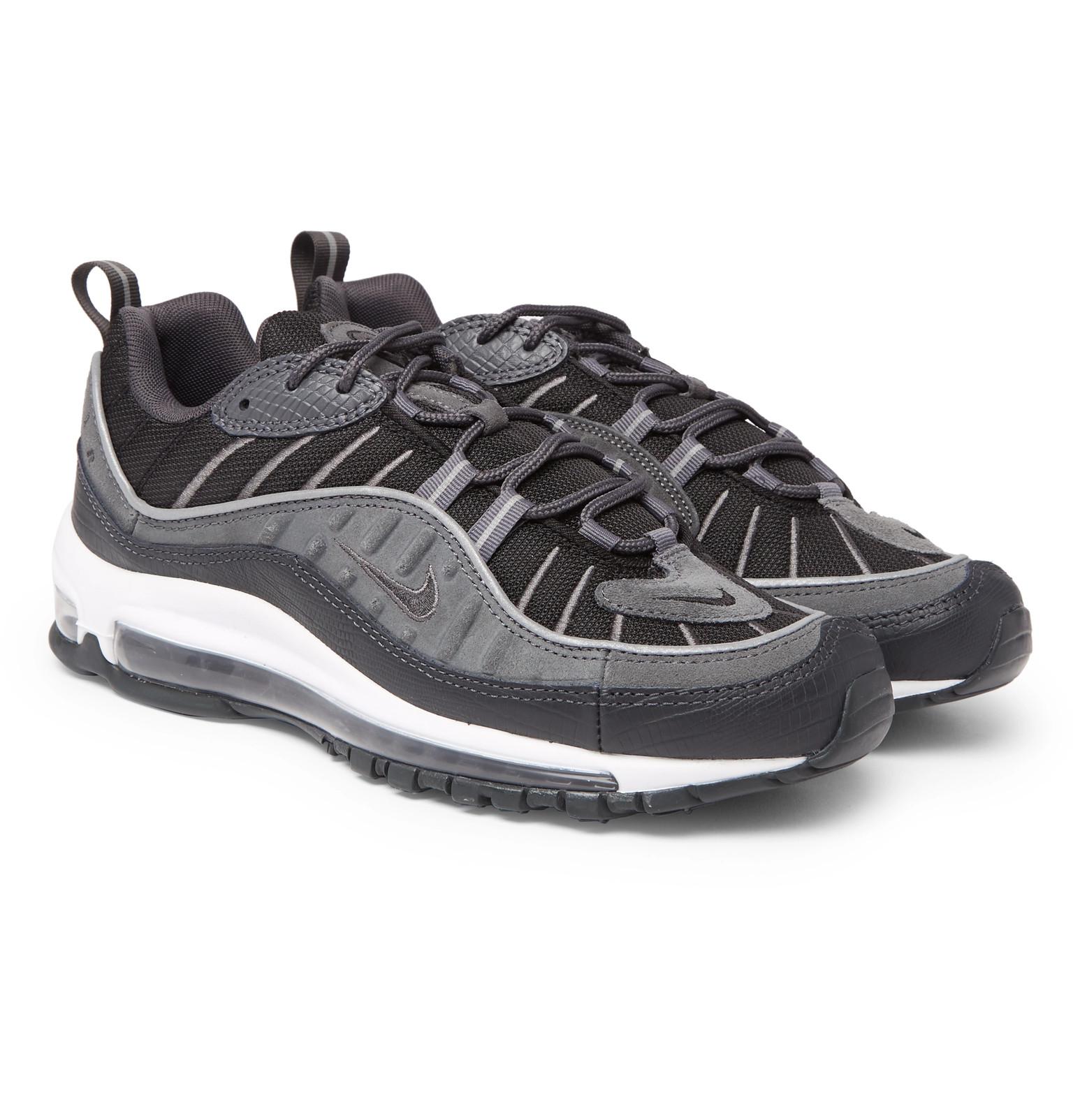 Nike Air Max 98 Se Mesh, Leather And 