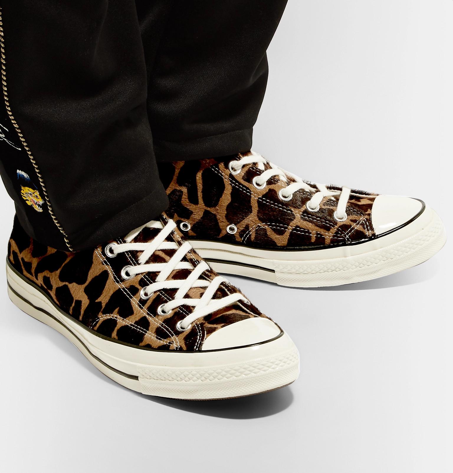 converse pony hair high top