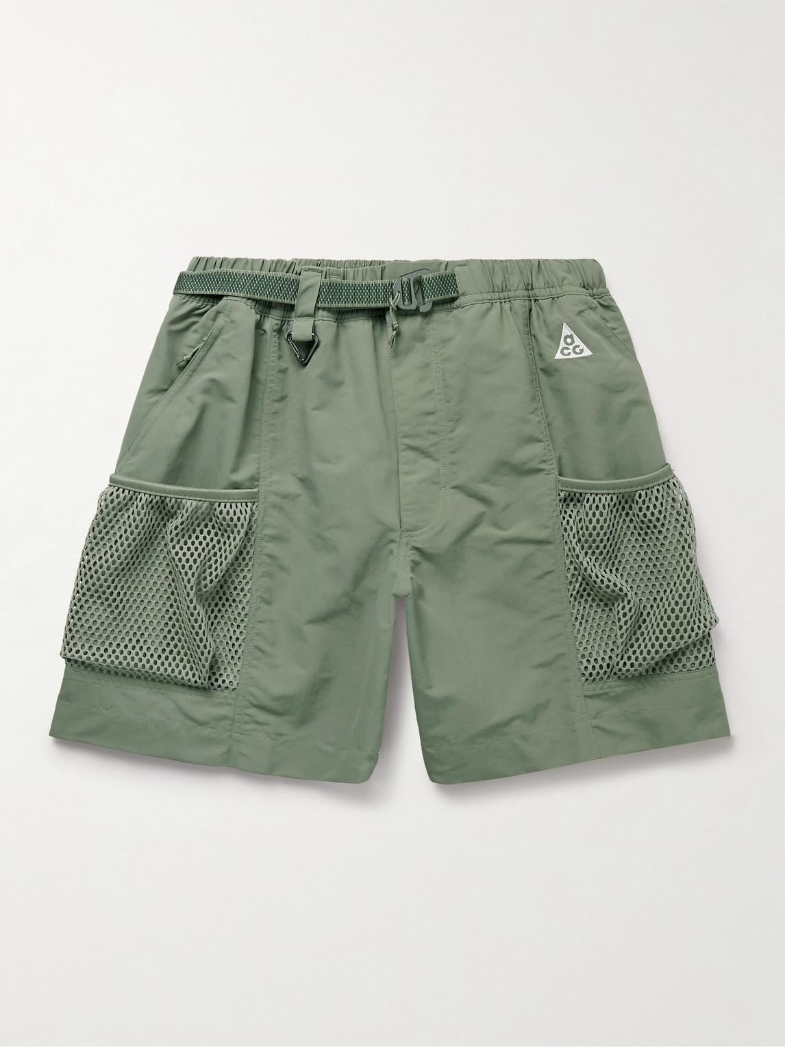nike acg nylon cargo shorts