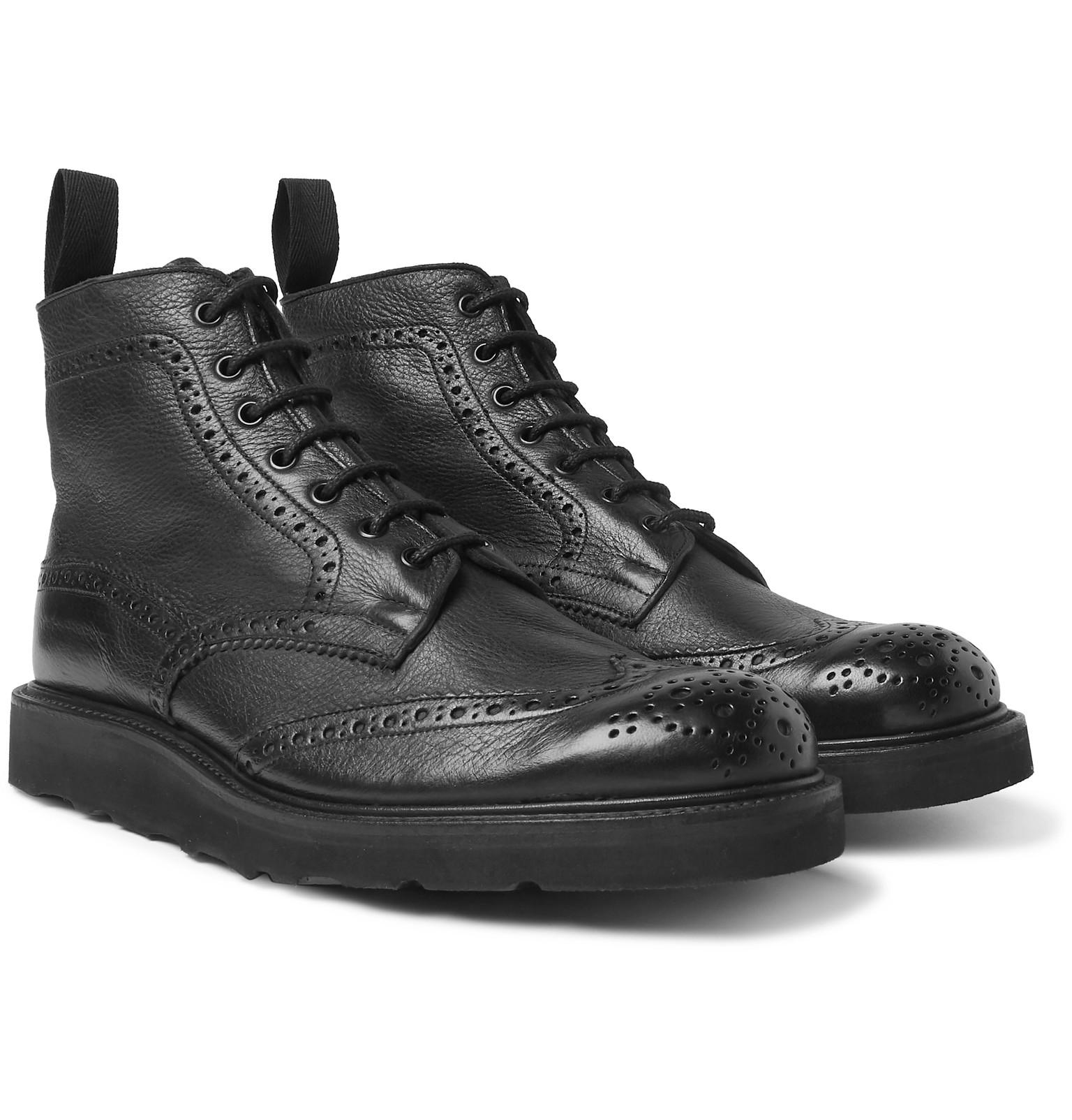 trickers stow black