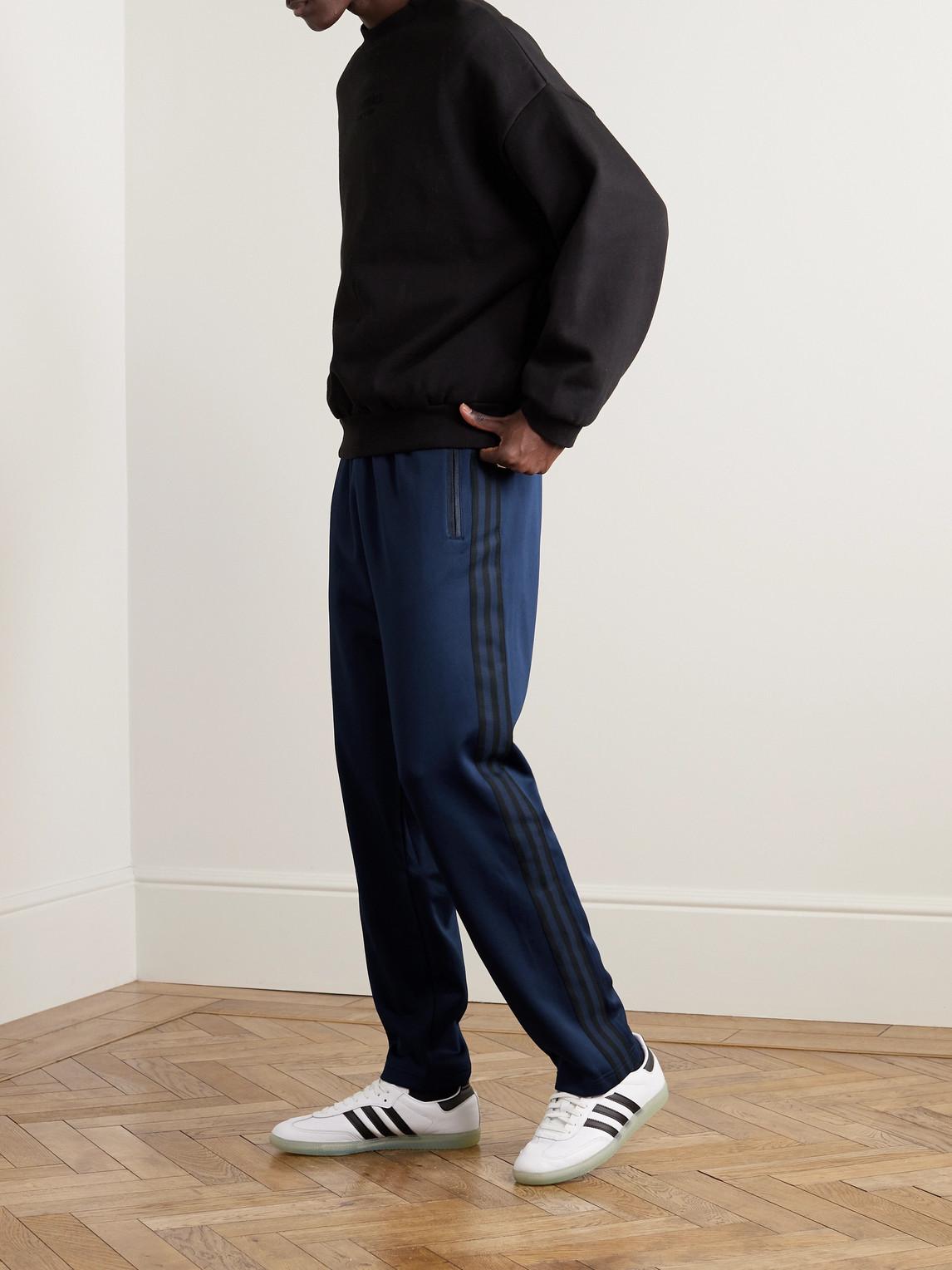 Adidas originals striped jersey track pants top
