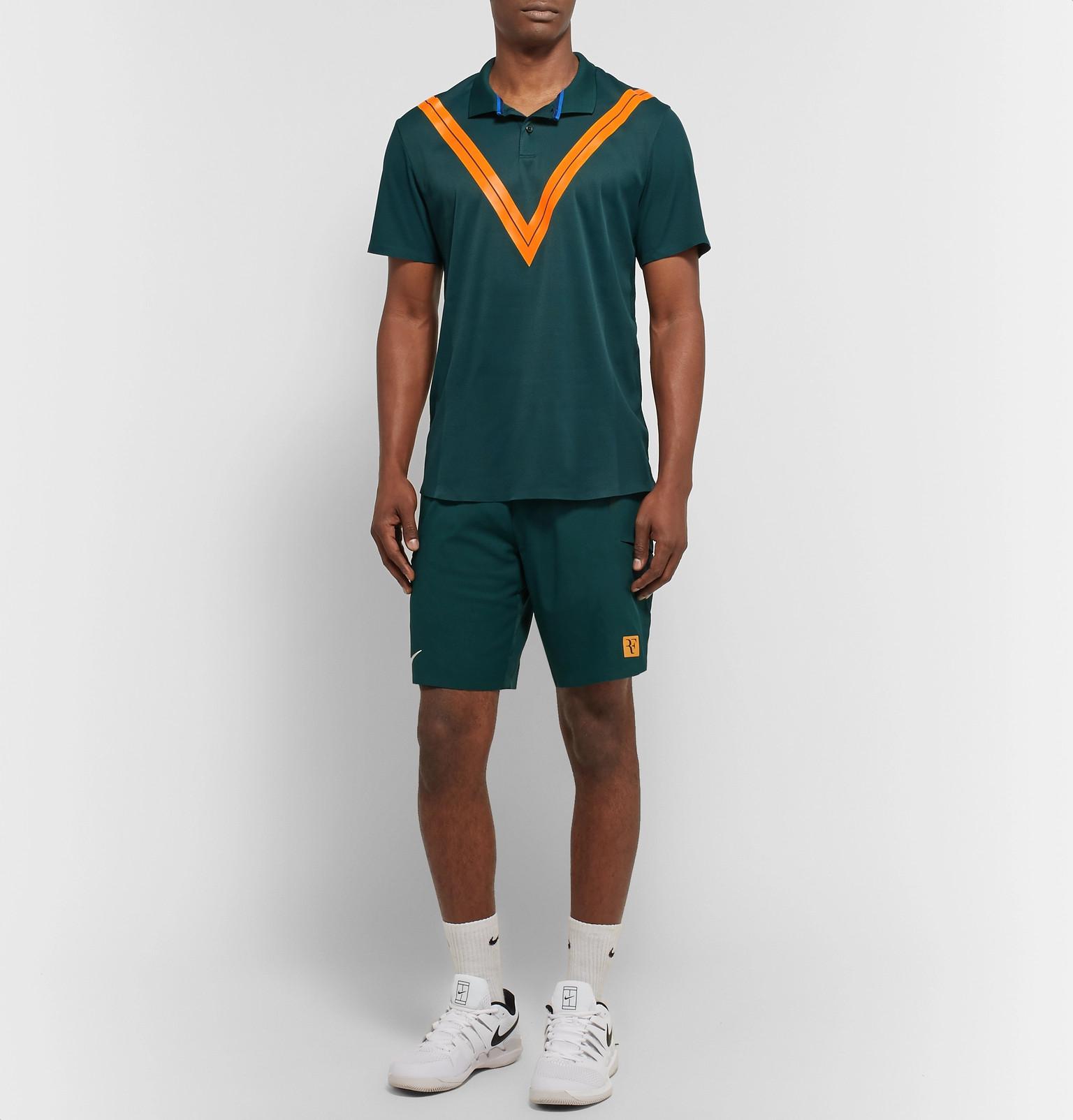 Nike Nikecourt Roger Federer Flex Ace Dri-fit Tennis Shorts in Dark Green  (Green) for Men - Lyst
