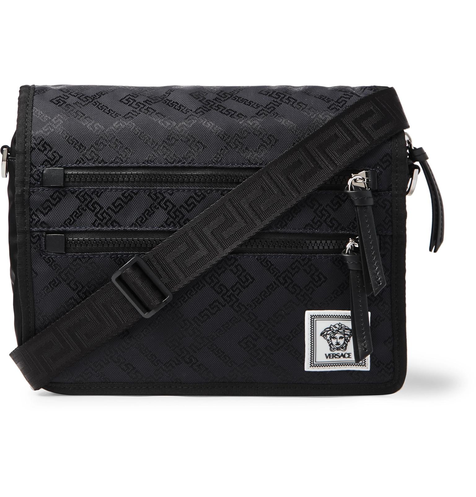 versace messenger bag mens