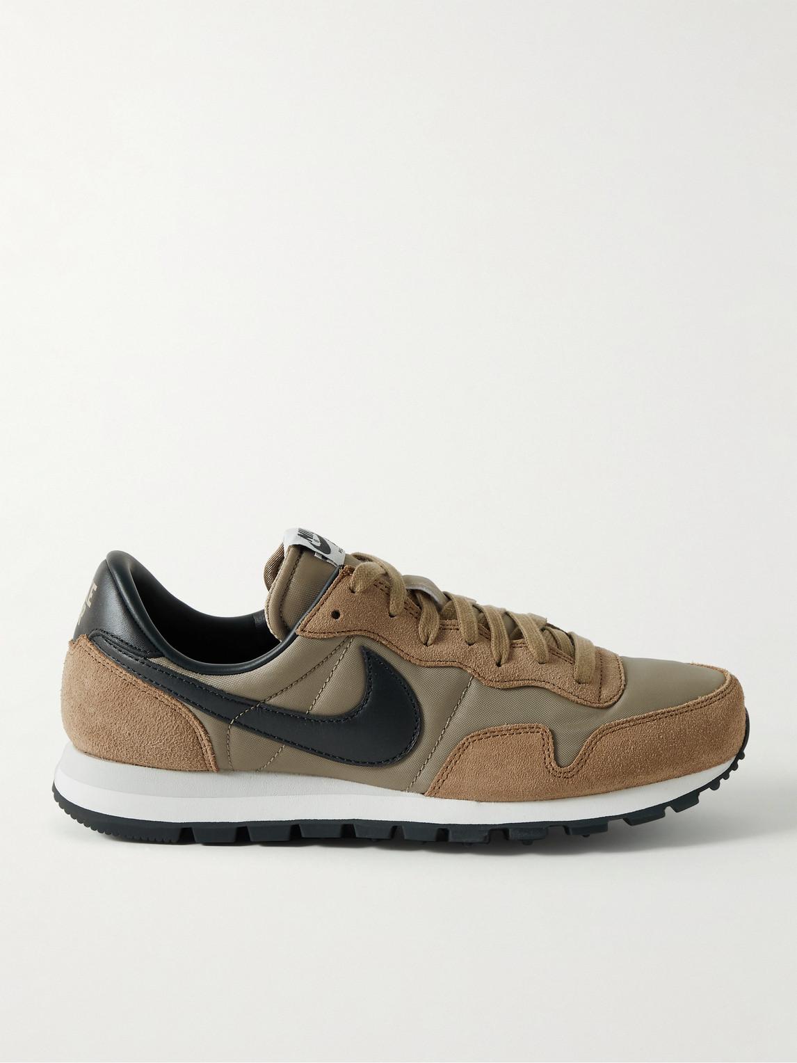 Caducado receta Una buena amiga Nike Air Pegasus 83 Premium Suede And Leather-trimmed Mesh Sneakers in Brown  for Men | Lyst UK