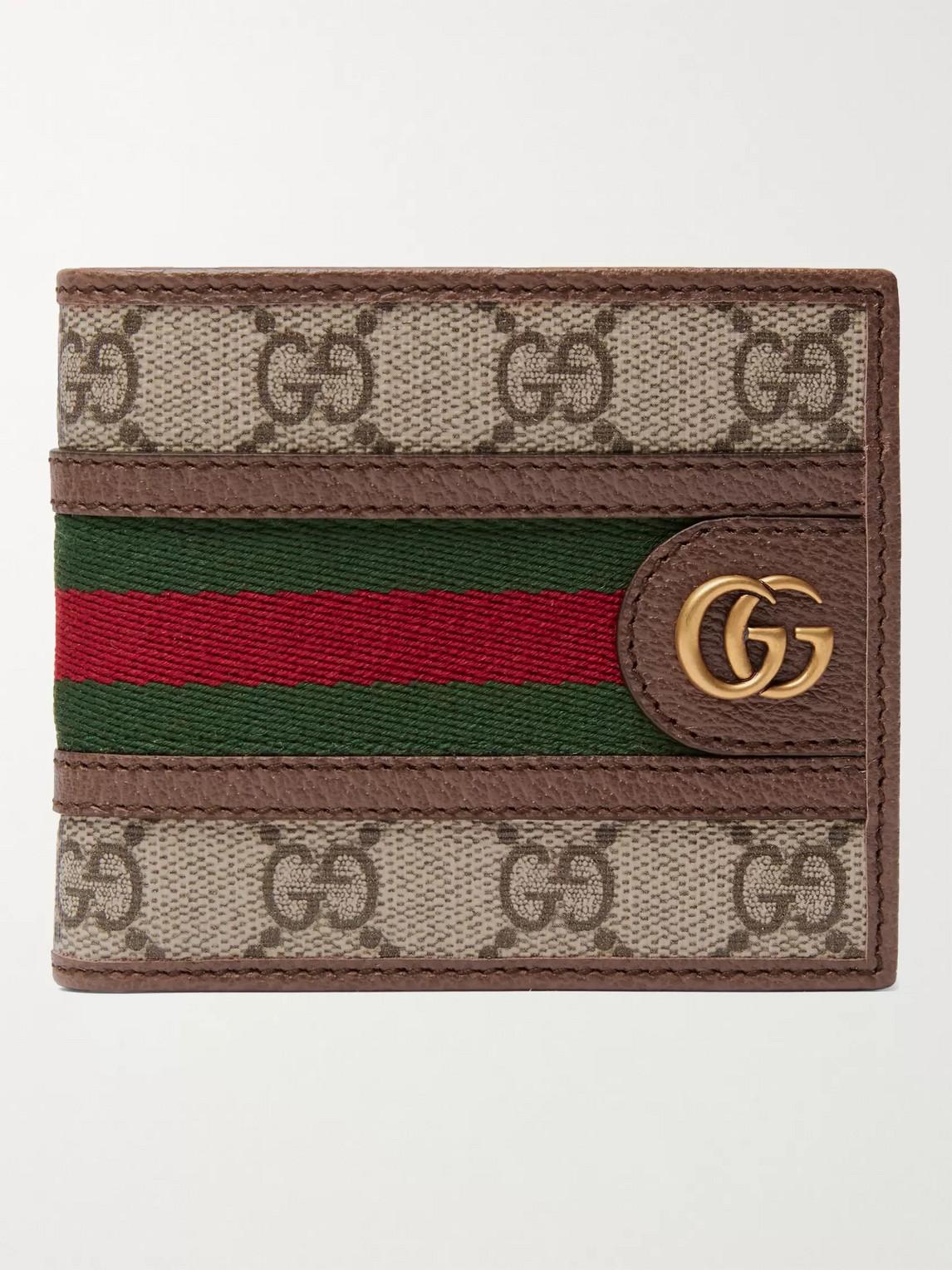 meditation donor bronze Gucci GG Supreme Canvas & Leather Three Pigs Wallet in Beige (Brown) for Men  - Save 15% - Lyst