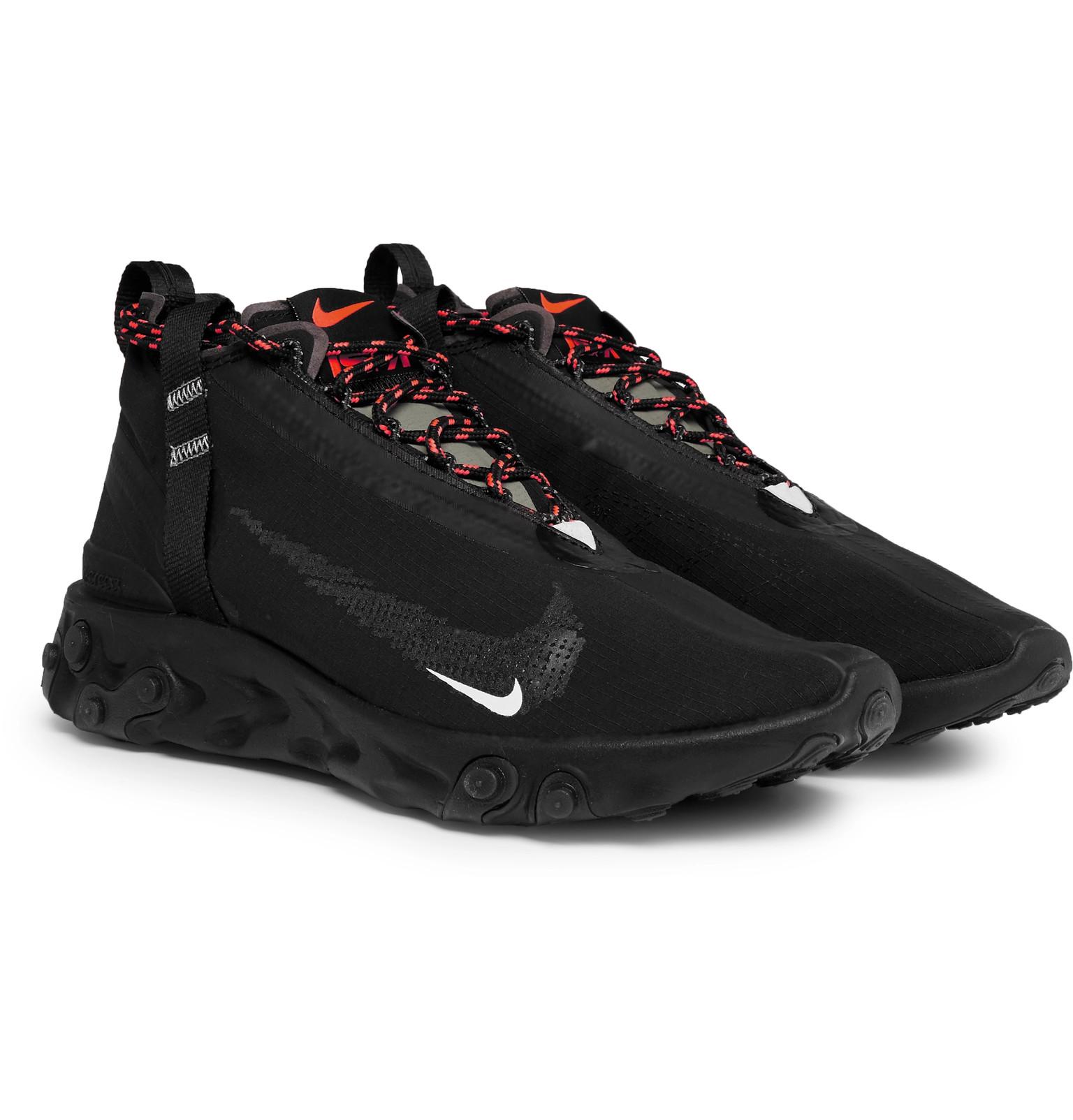 Nike React Runner Mid Wr Ispa Shoes in Black for Men | Lyst