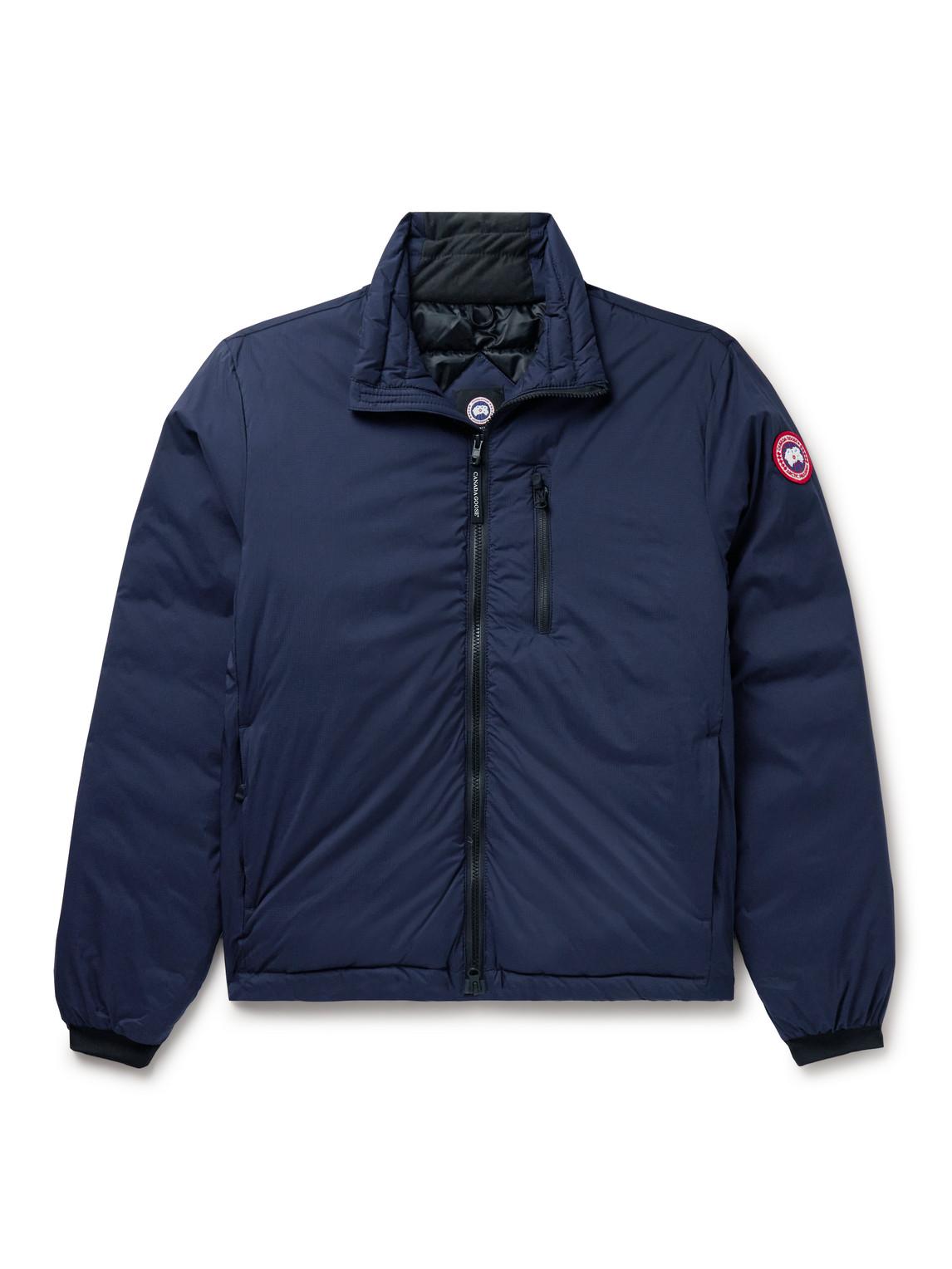 Canada Goose Lodge Quilted Ripstop Down Jacket in Blue for Men Lyst