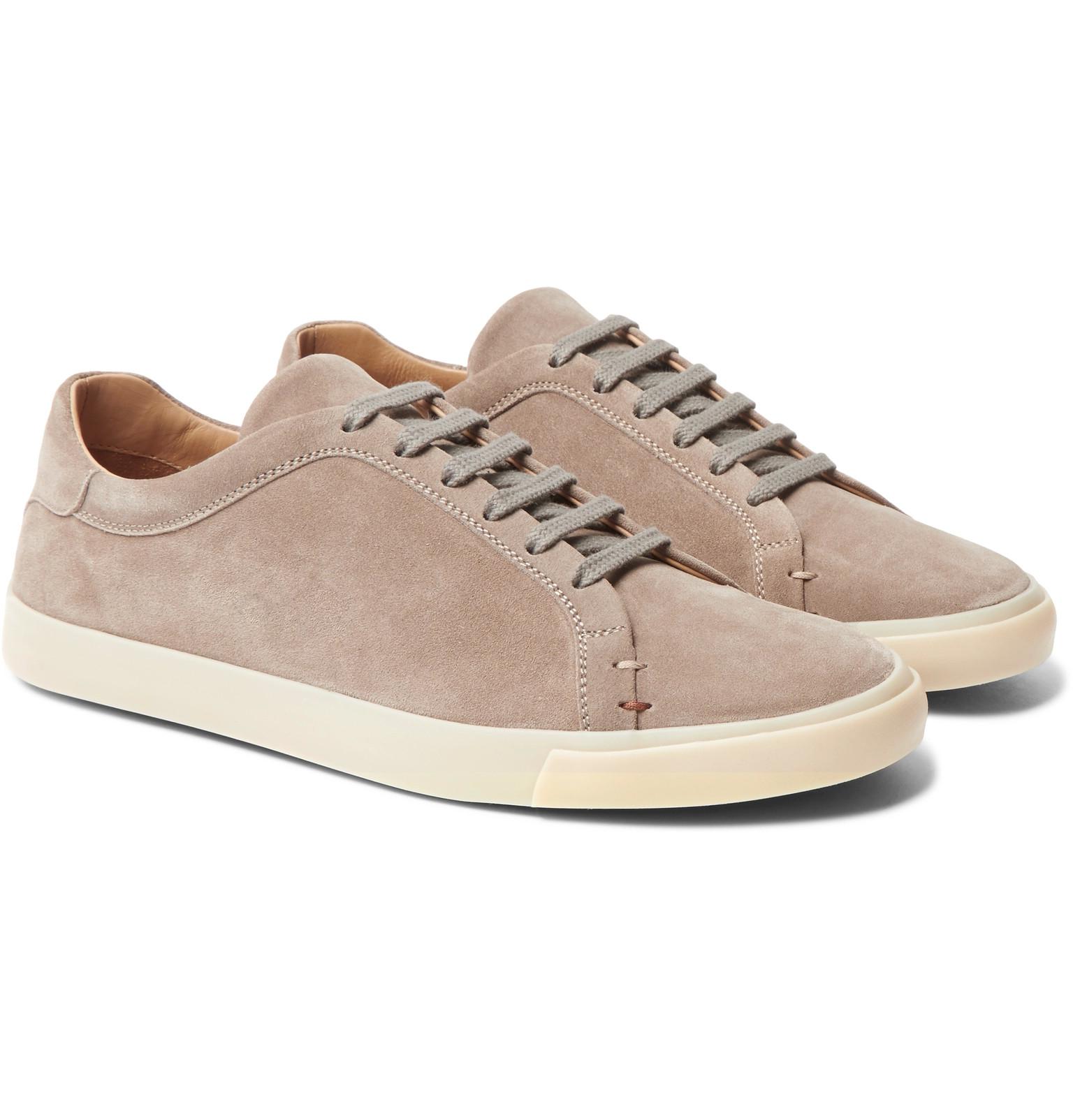 Loro Piana Freetime Suede Sneakers for Men - Lyst