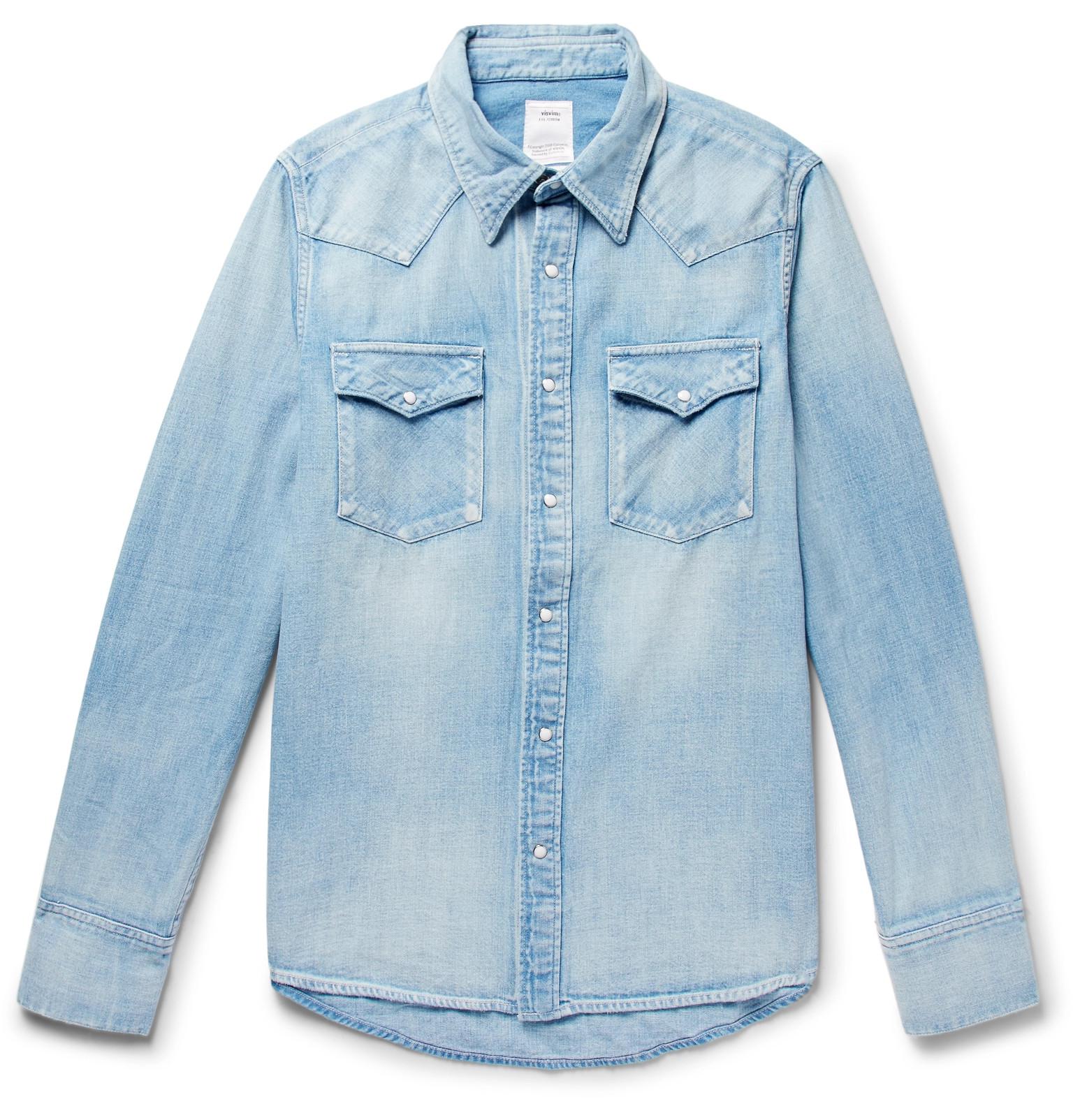 visvim denim shirt