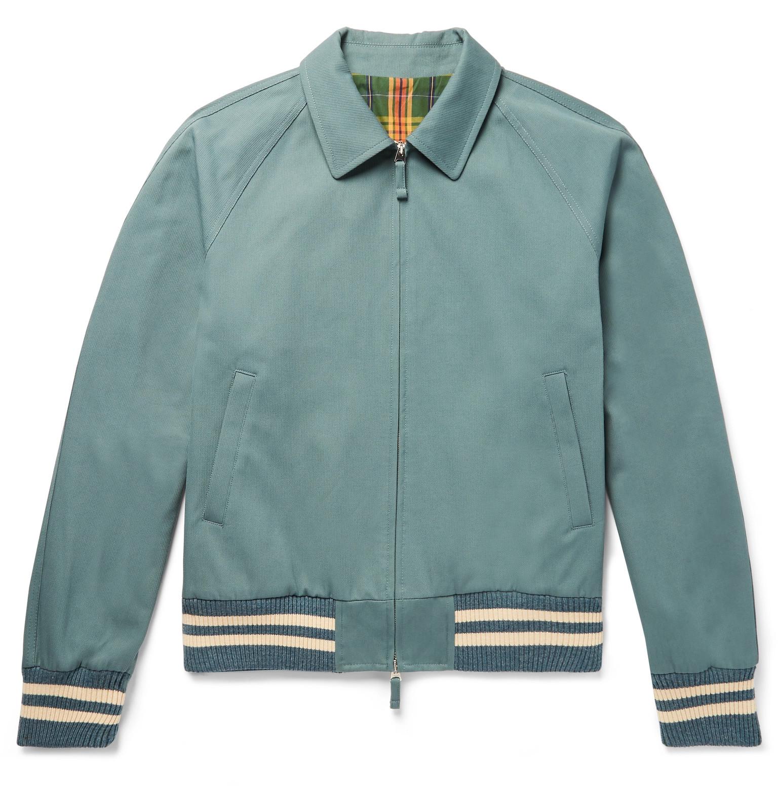 cotton blouson jacket