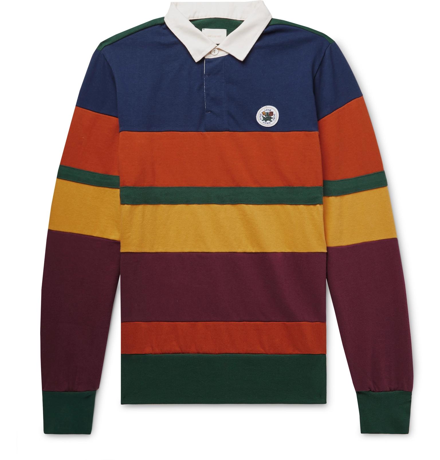 aime leon dore color block tee