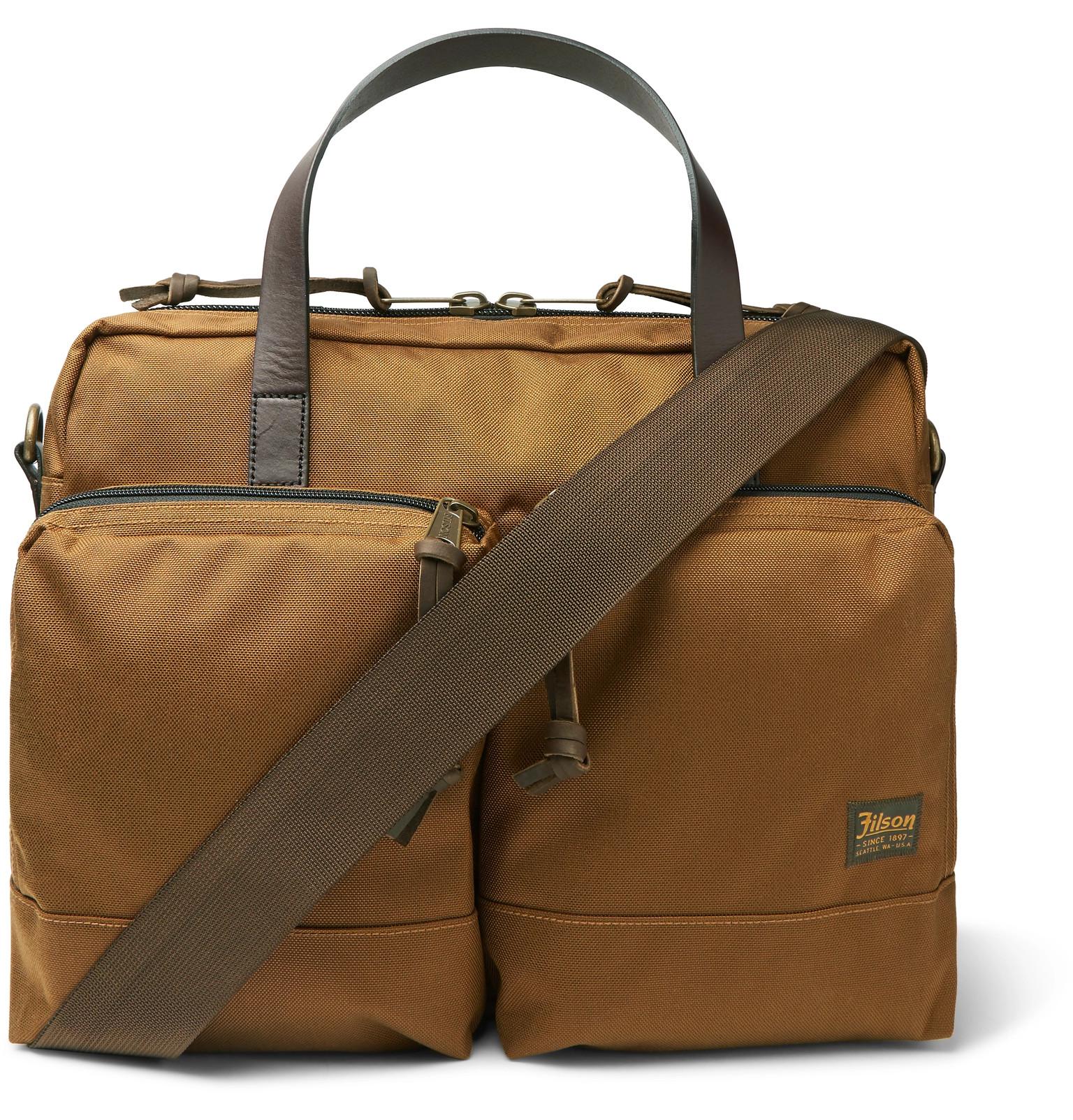 Filson Synthetic Dryden Briefcase in Tan (Brown) for Men Lyst