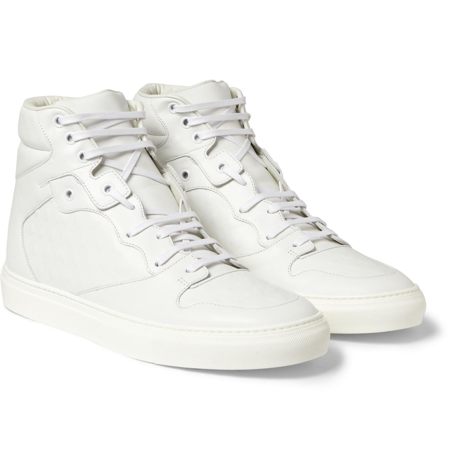Balenciaga Embossed Leather High Top 