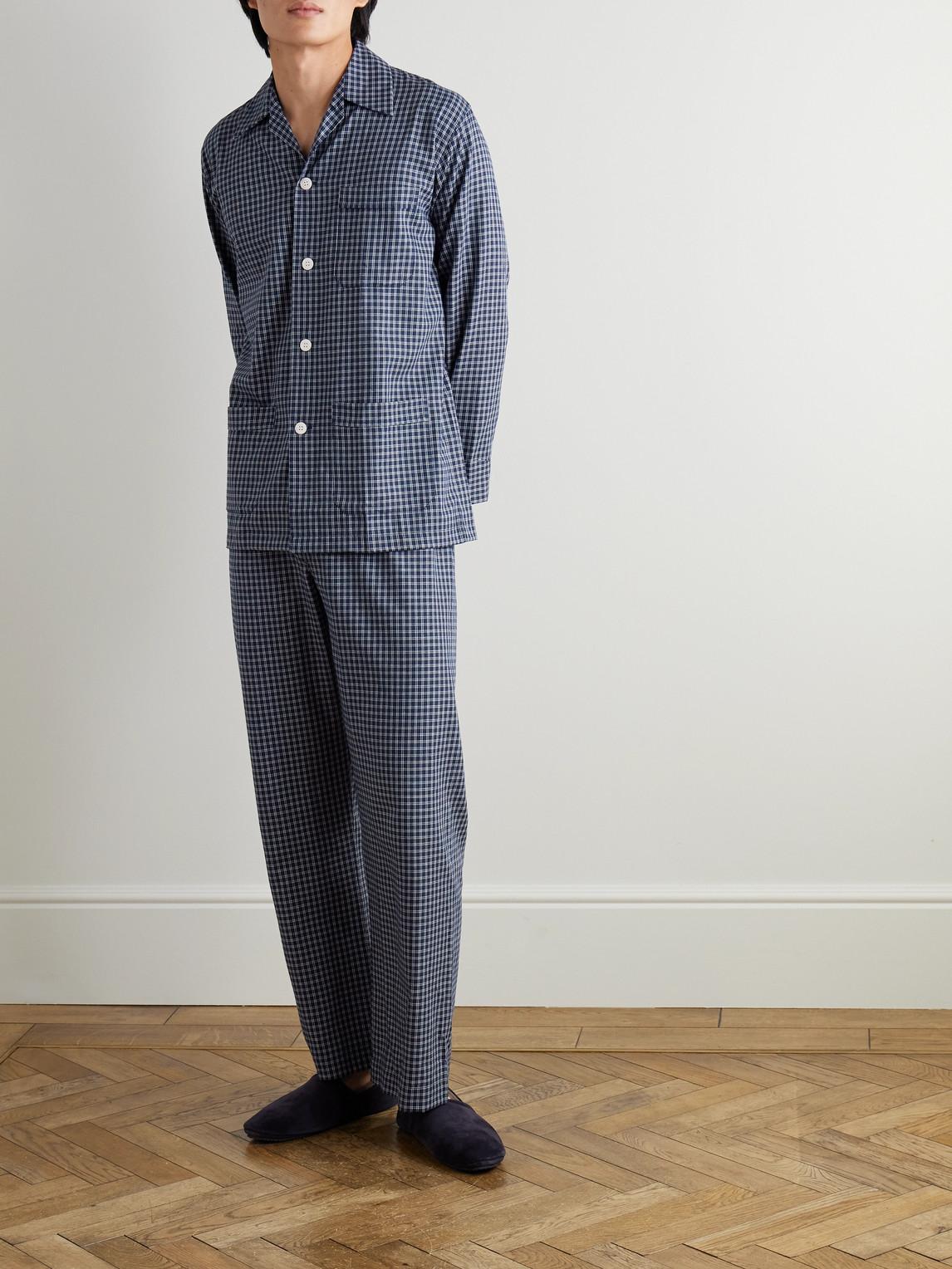 Nightwear e sleepwear Blu Derek Rose da uomo Lyst
