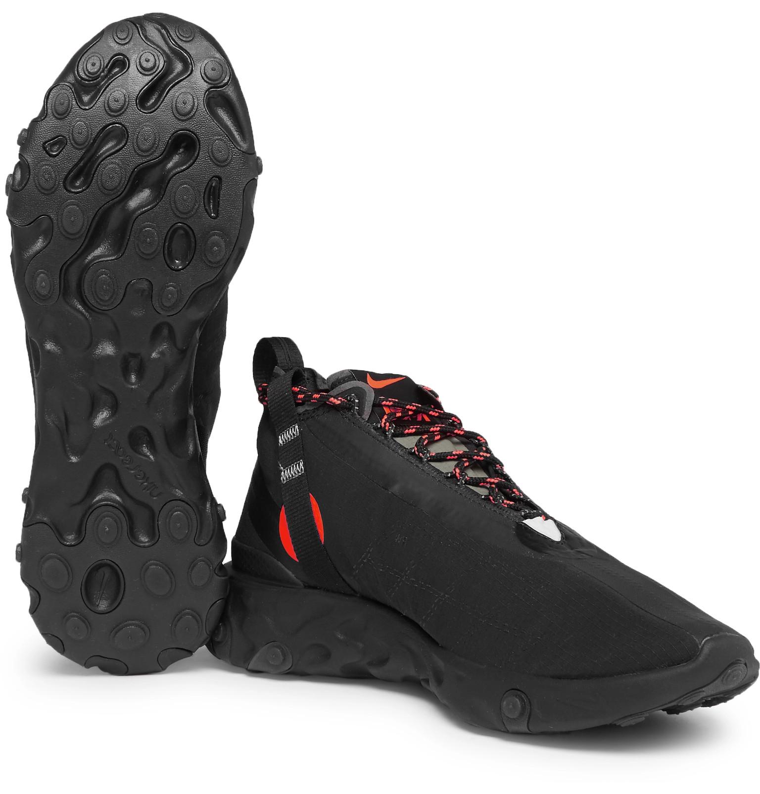 Nike Synthetic React Runner Mid Wr Ispa Shoes in Black/White (Black) for  Men | Lyst Australia