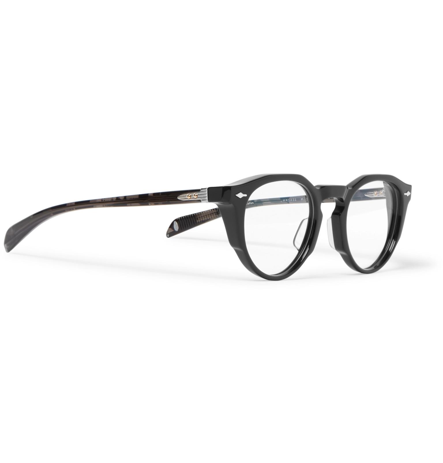 Jacques Marie Mage Sheridan Round-frame Acetate Optical Glasses in