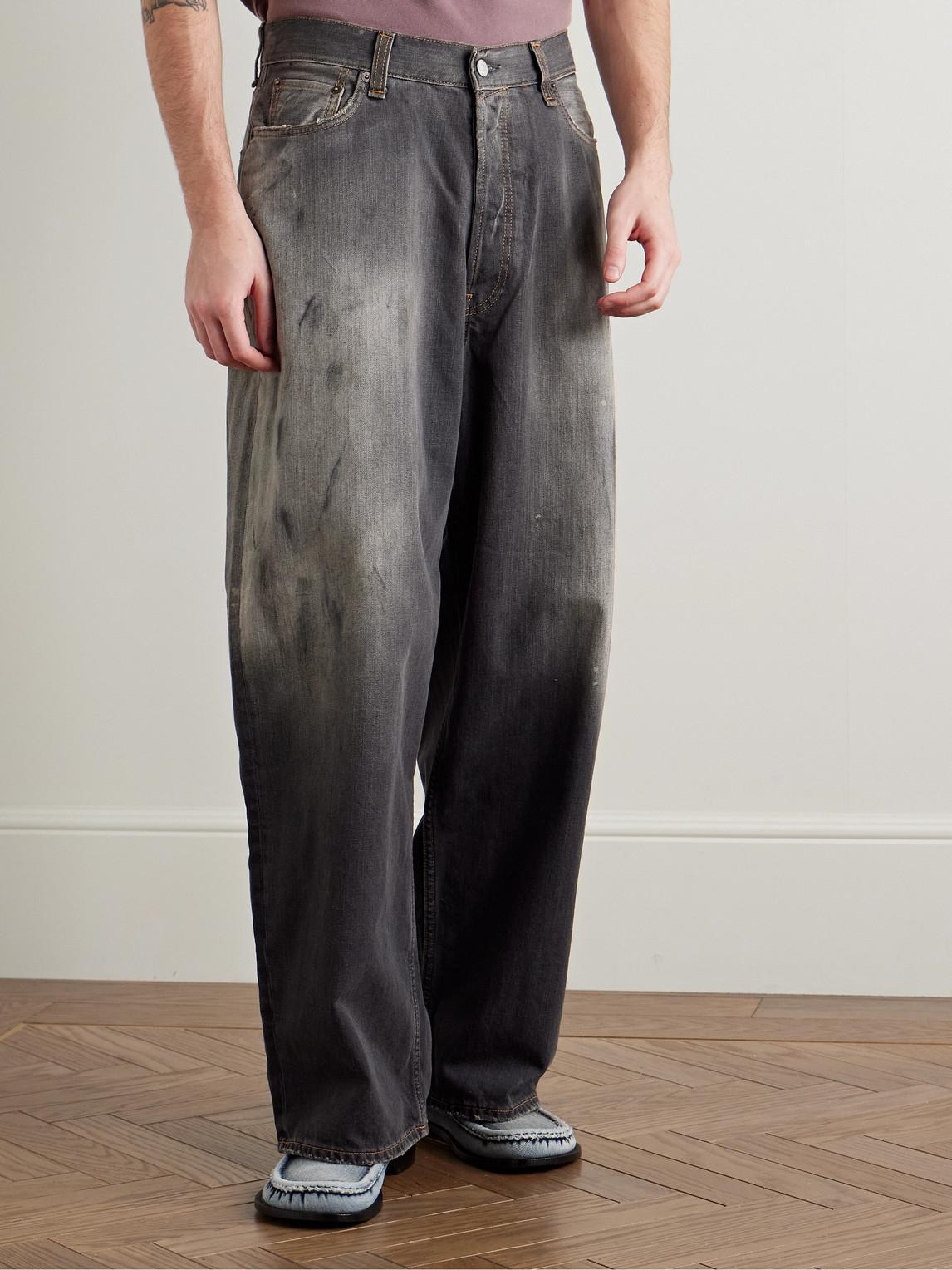 パンツ Acne Studios Paint Jeans Acne Studios 2021 Distressed Paint Splatter Jeans | Jeans