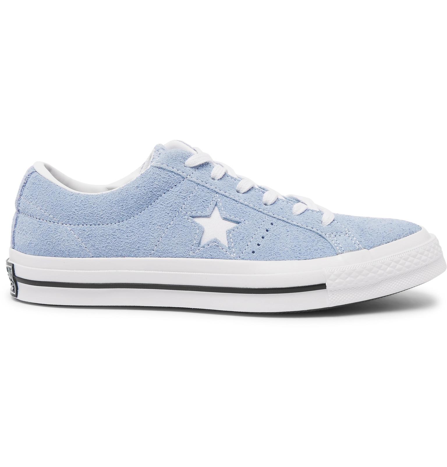 Converse One Star Ox Suede Sneakers in Light Blue (Blue) Men - Lyst