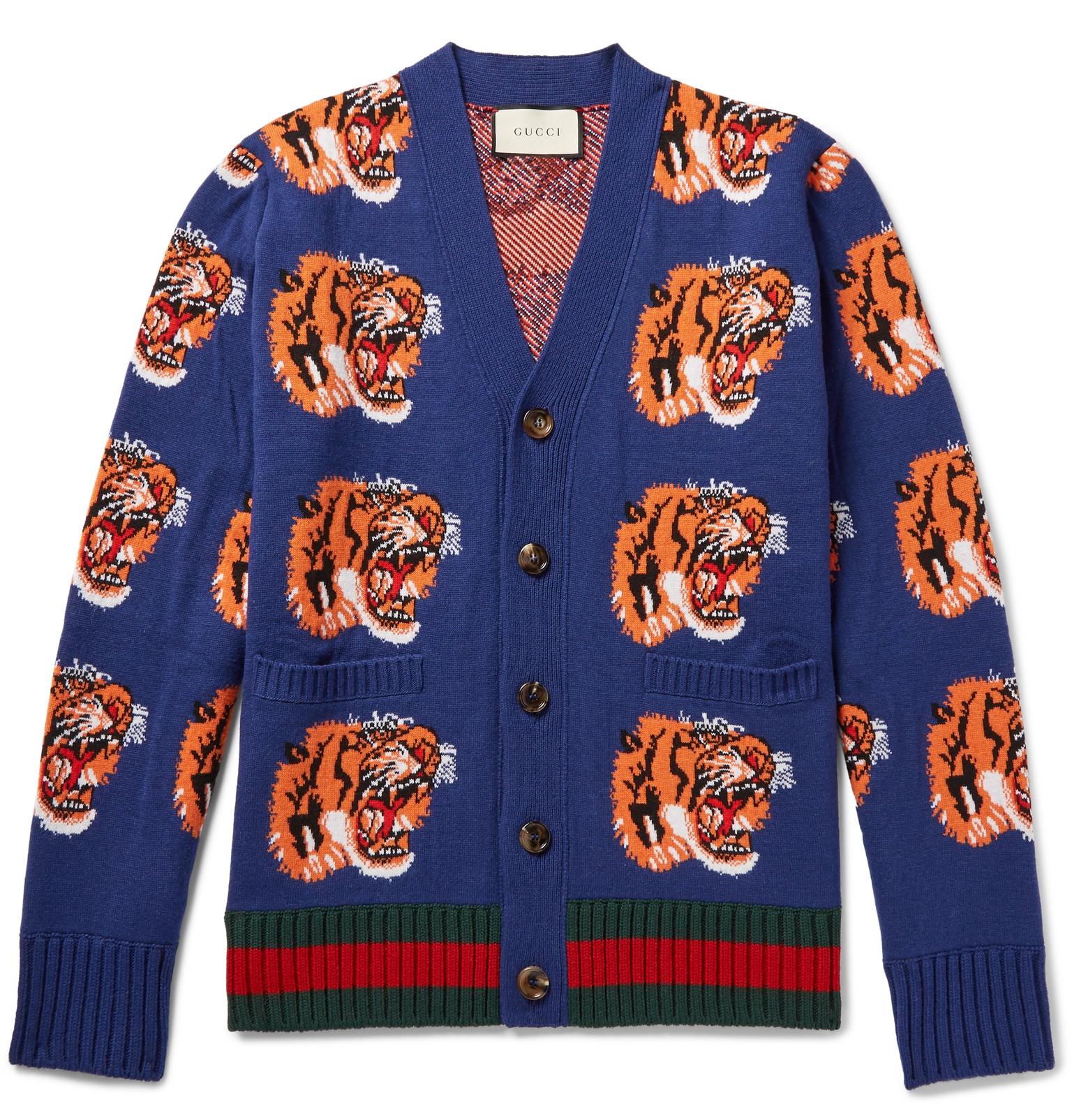 cardigan tiger